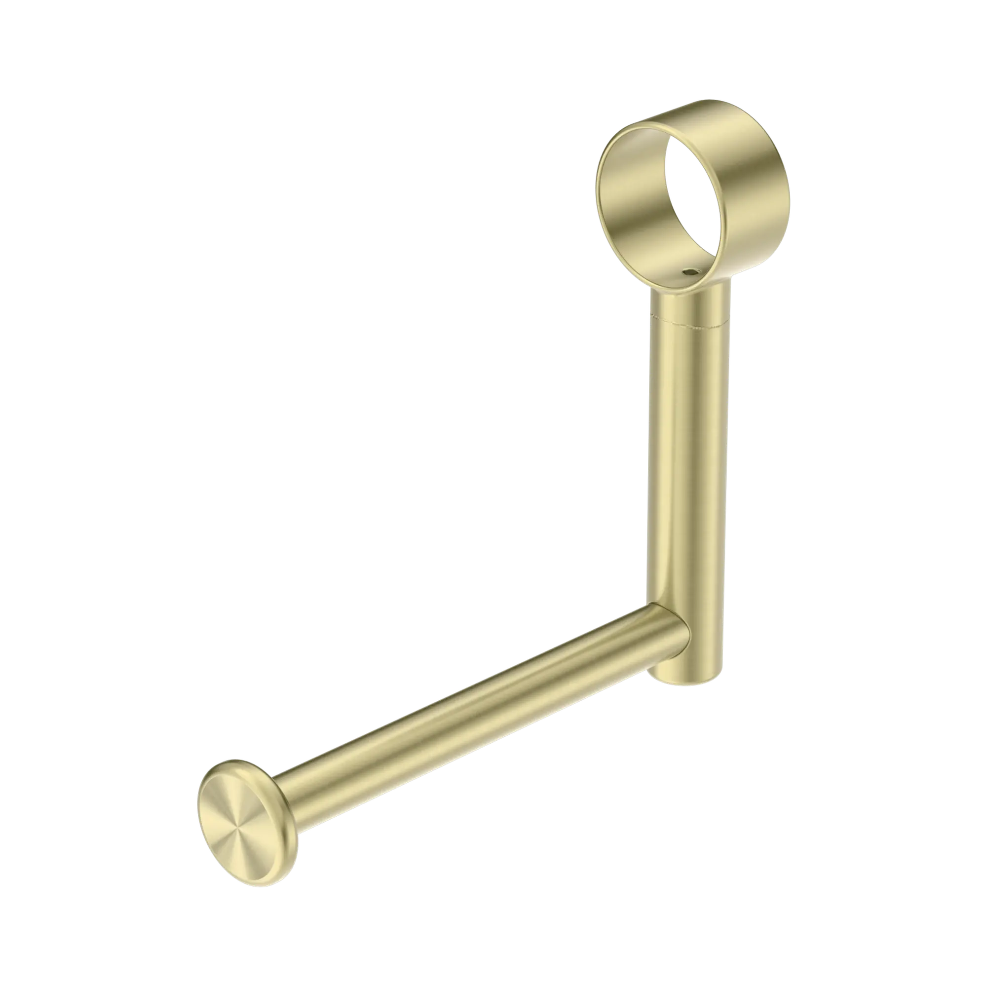 NRCR3286 TBG Mecca Care Add On Toilet Roll Holder Brushed Gold image 1