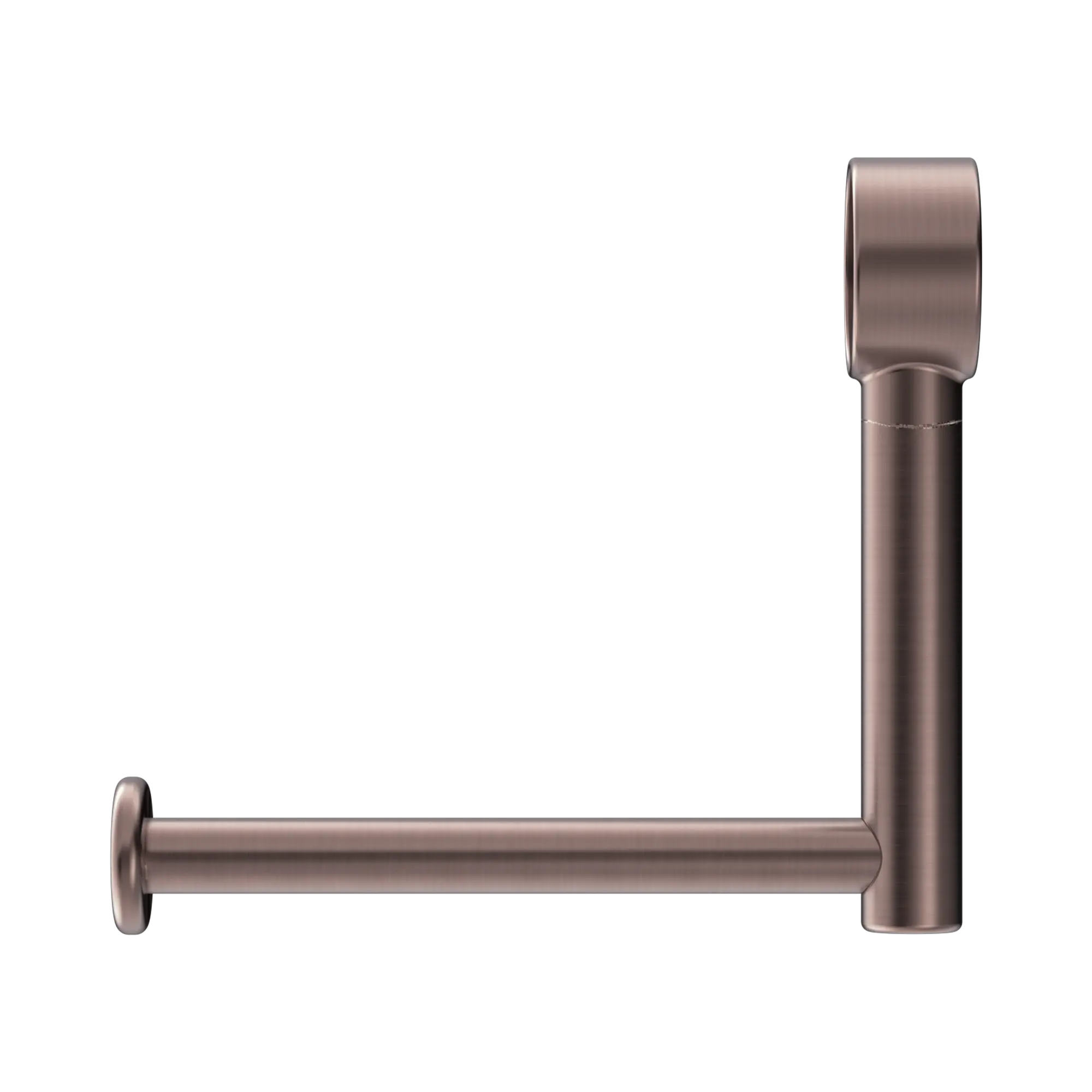 NRCR3286 TBZ Mecca Care Add On Toilet Roll Holder Brushed Bronze image 2