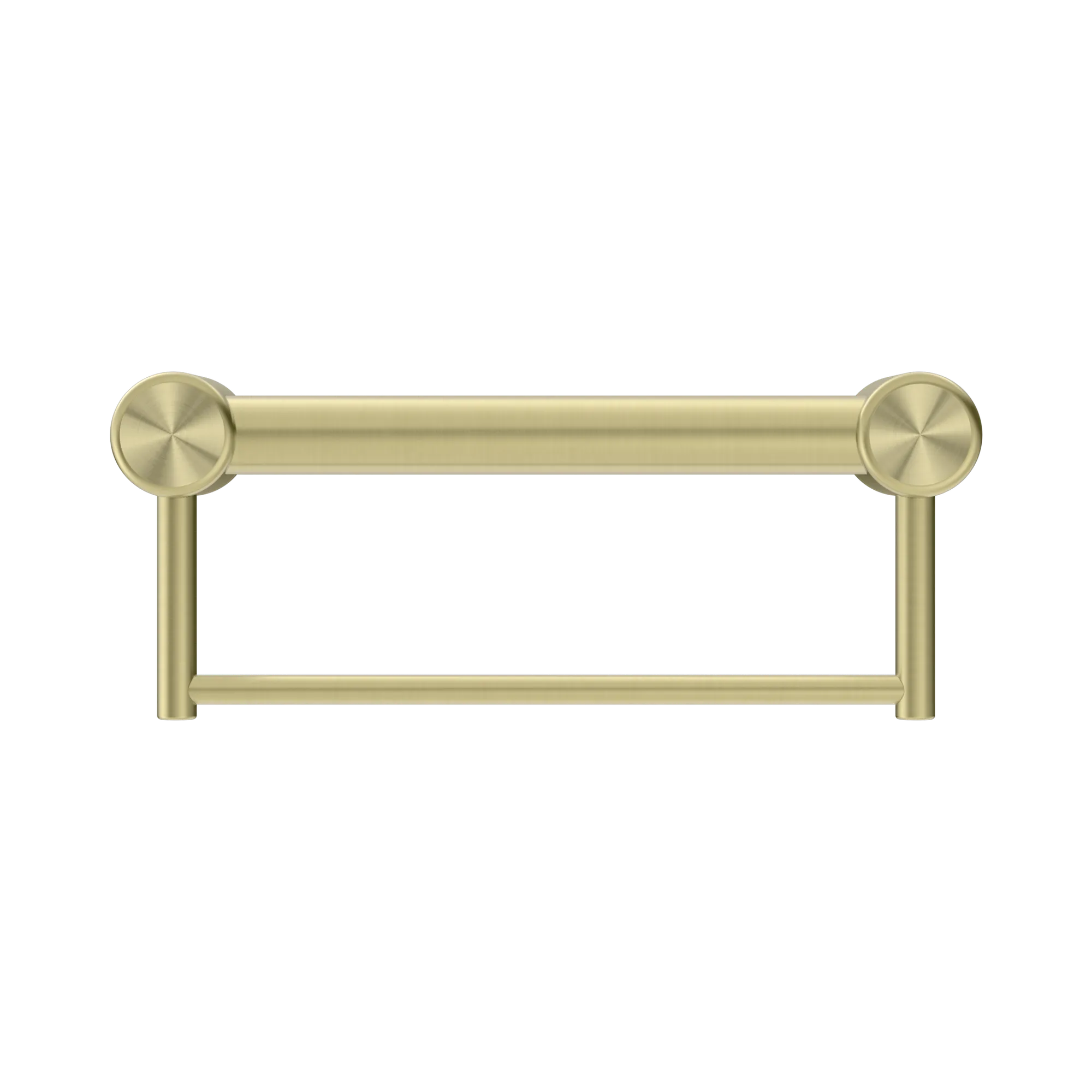 NRCR3212 BBG Mecca Care 32mm Grab Rail With Towel Holder 300mm Brushed Gold image 2