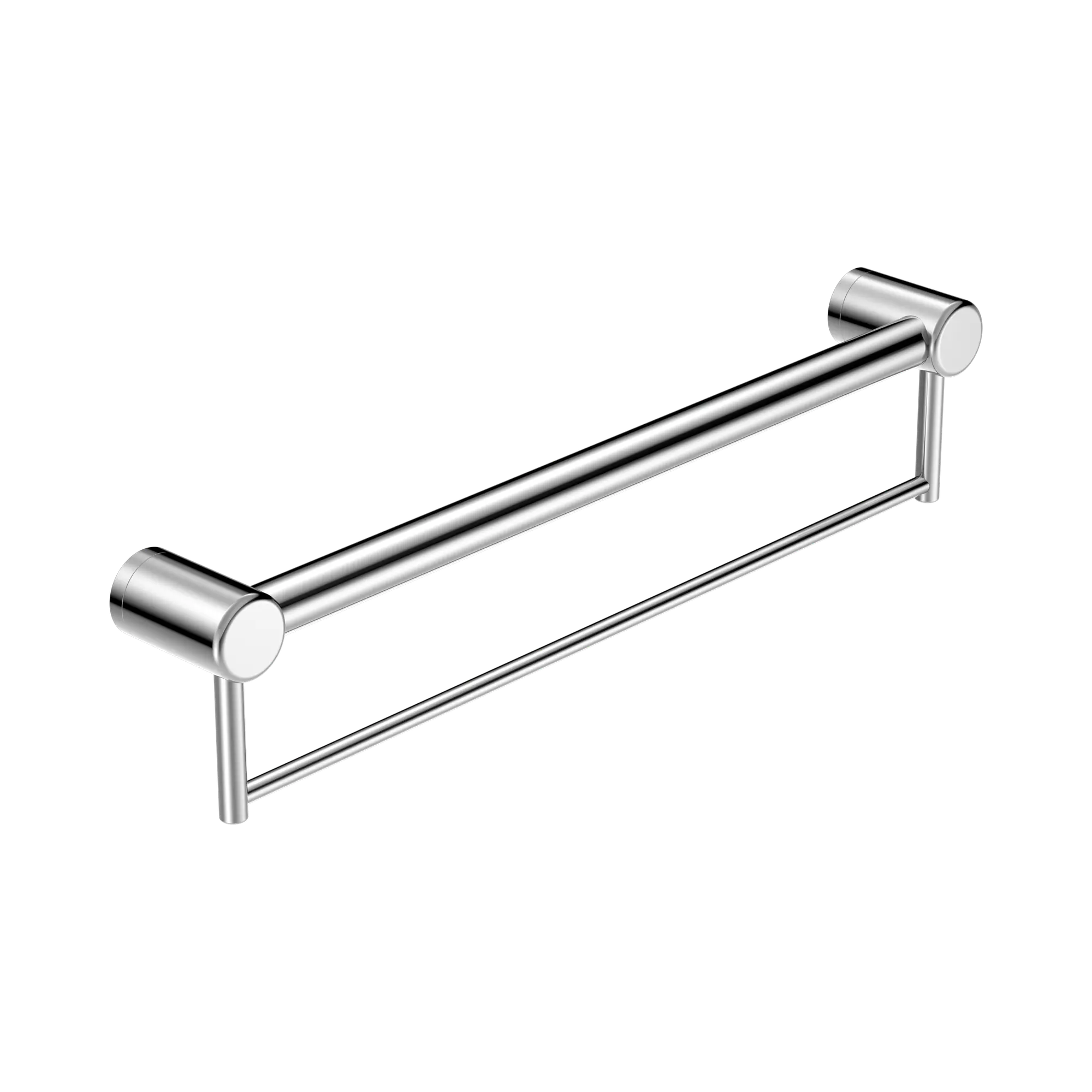 NRCR3224 BCH Mecca Care 32mm Grab Rail With Towel Holder 600mm Chrome image 1