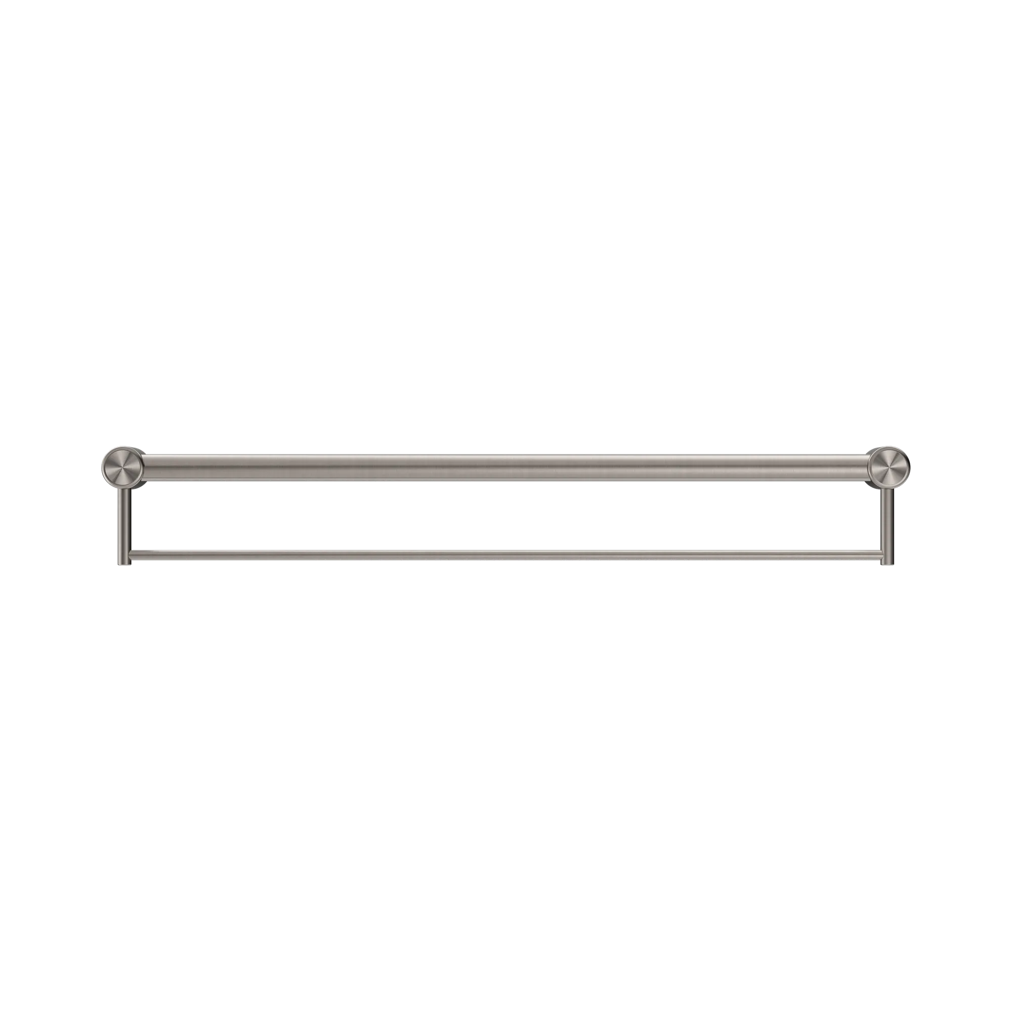 NRCR3230 BBN Mecca Care 32mm Grab Rail With Towel Holder 900mm Brushed Nickel image 2