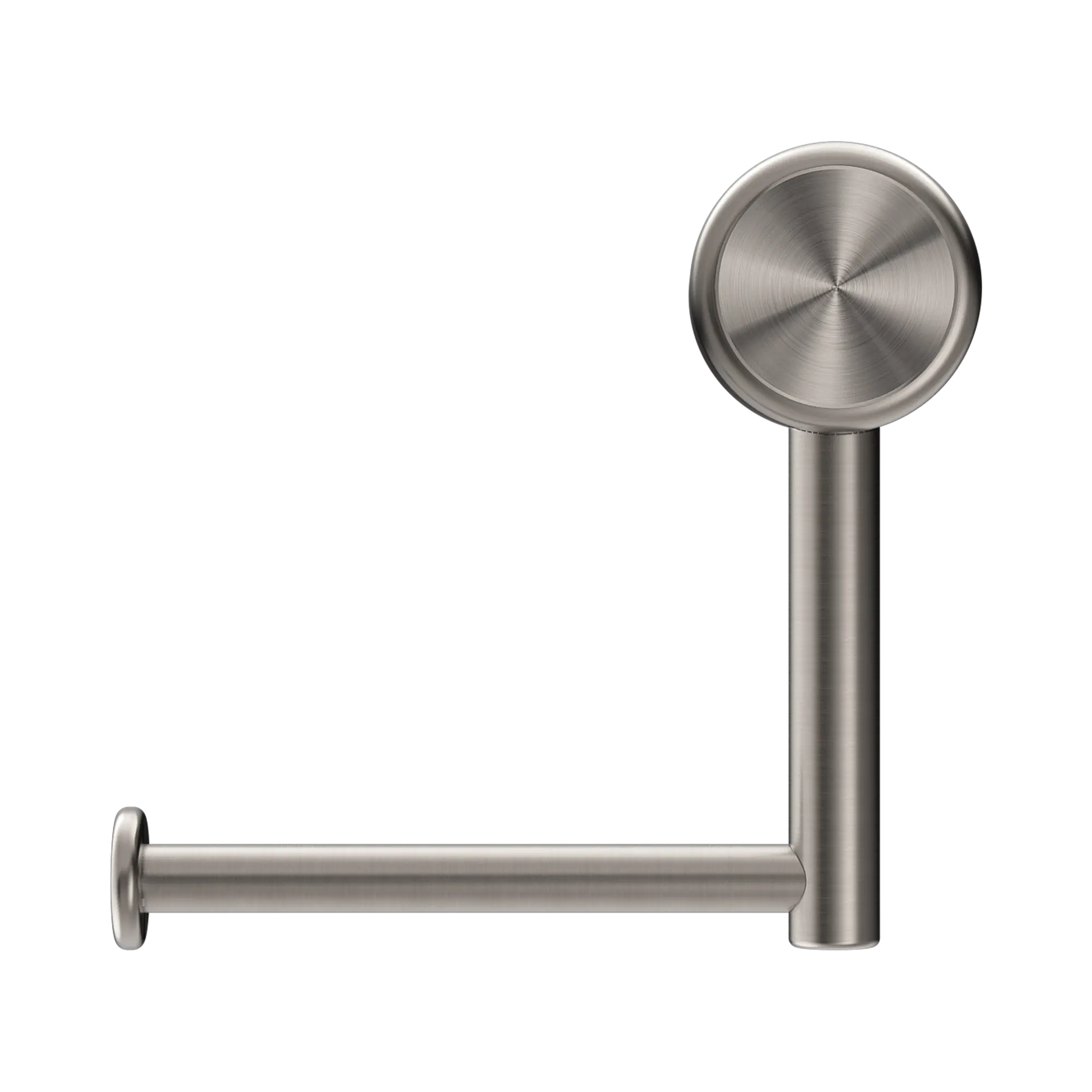 NRCR3286 BN Mecca Care Heavy Duty Toilet Roll Holder Brushed Nickel image 2