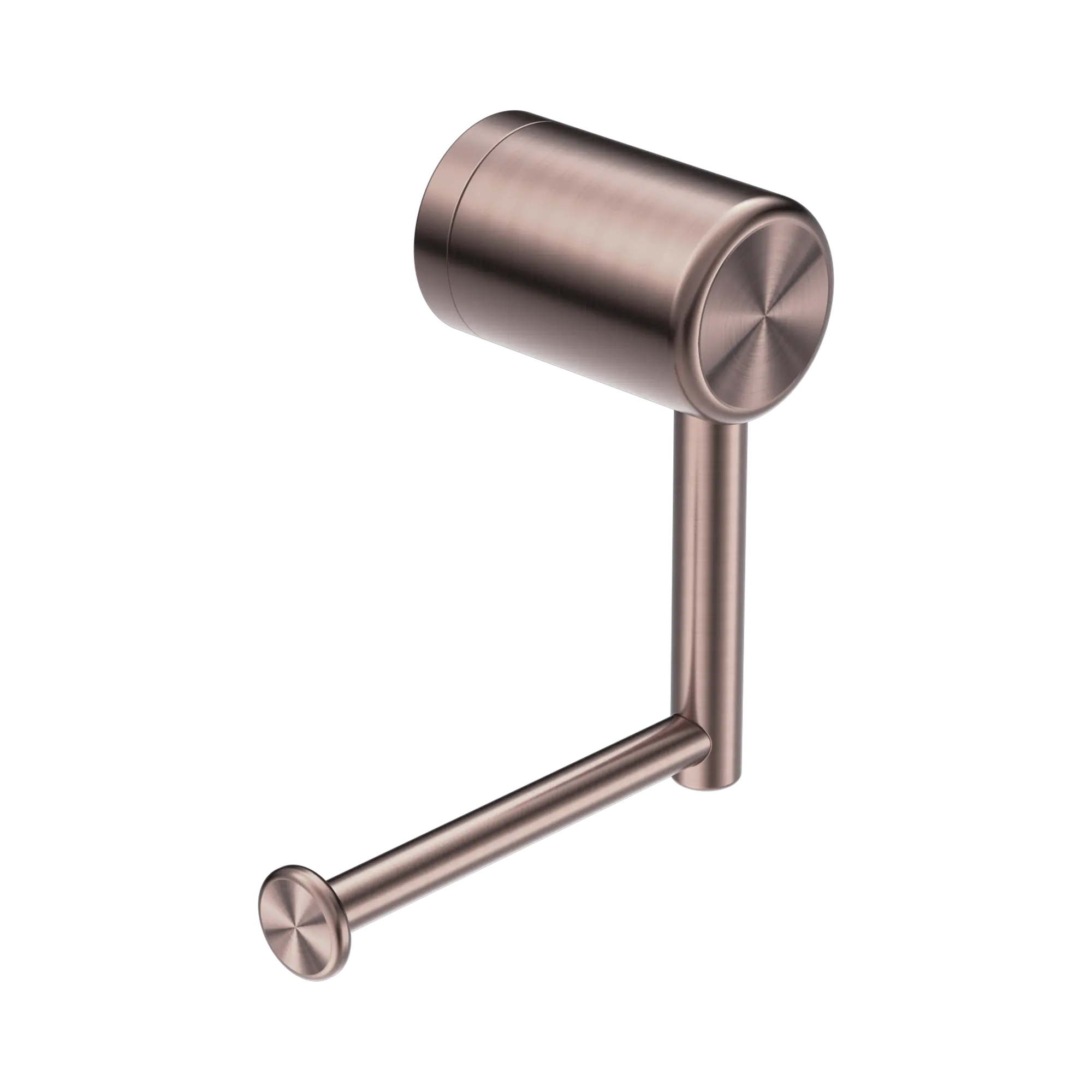 NRCR3286 BZ Mecca Care Heavy Duty Toilet Roll Holder Brushed Bronze image 1