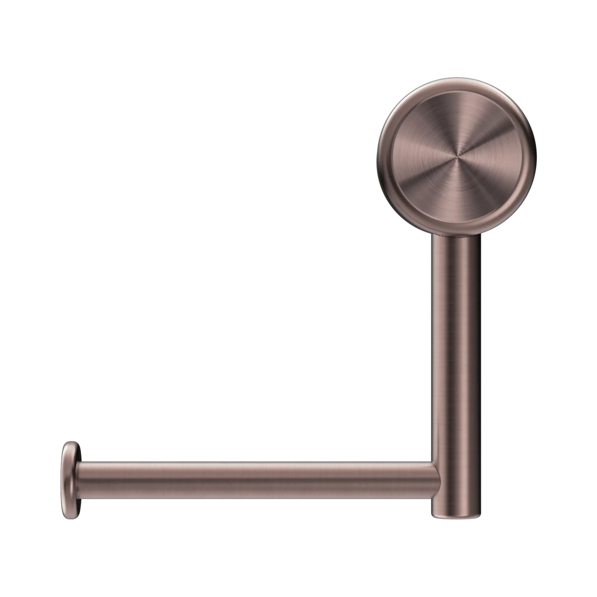 NRCR3286 BZ Mecca Care Heavy Duty Toilet Roll Holder Brushed Bronze image 2