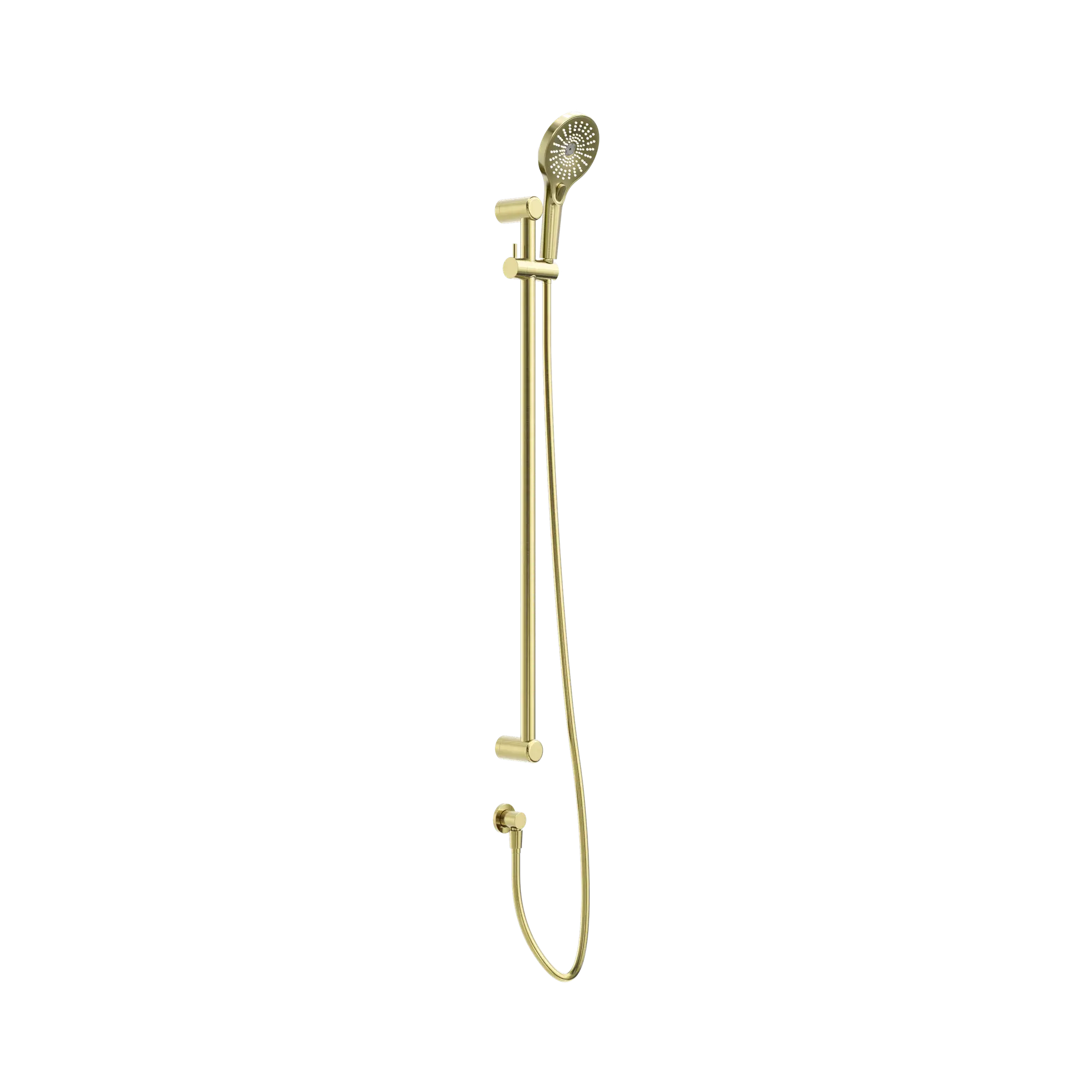NRCS004 BG Mecca Care 25mm Grab Rail And Adjustable Shower Rail Set 900mm Brushed Gold image 1