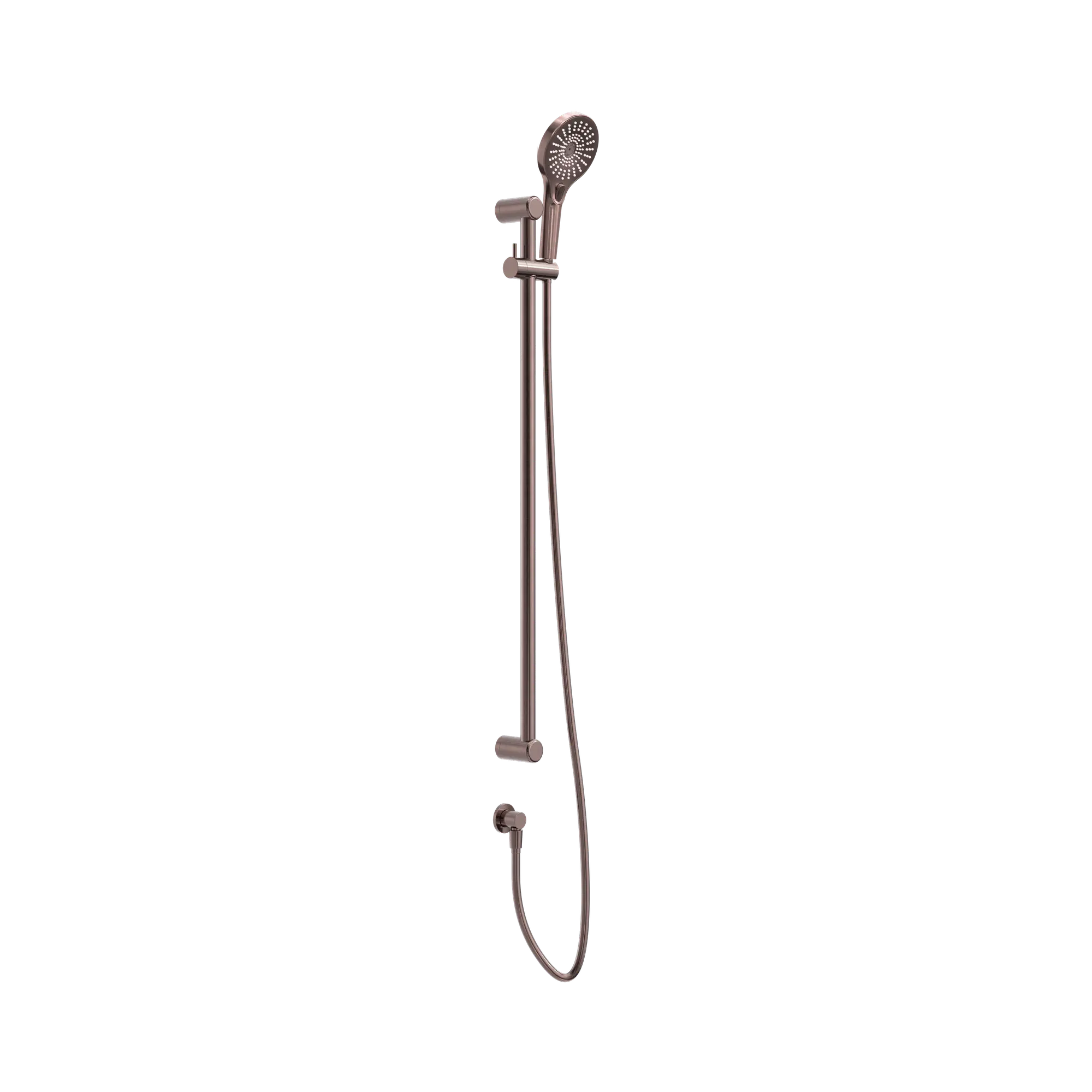 NRCS004 BZ Mecca Care 25mm Grab Rail And Adjustable Shower Rail Set 900mm Brushed Bronze image 1