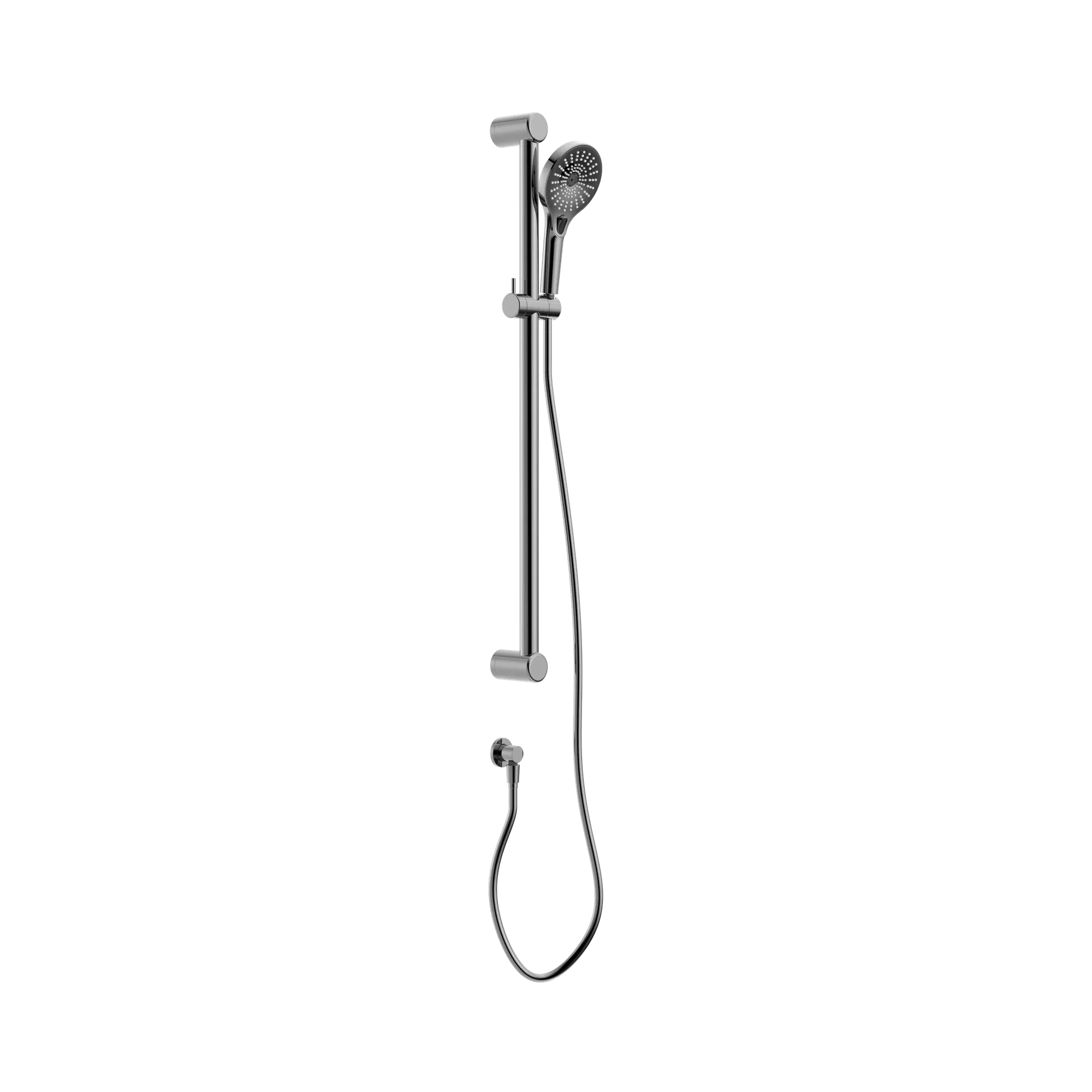 NRCS005 CH Mecca Care 32mm Grab Rail And Adjustable Shower Rail Set 900mm Chrome image 1