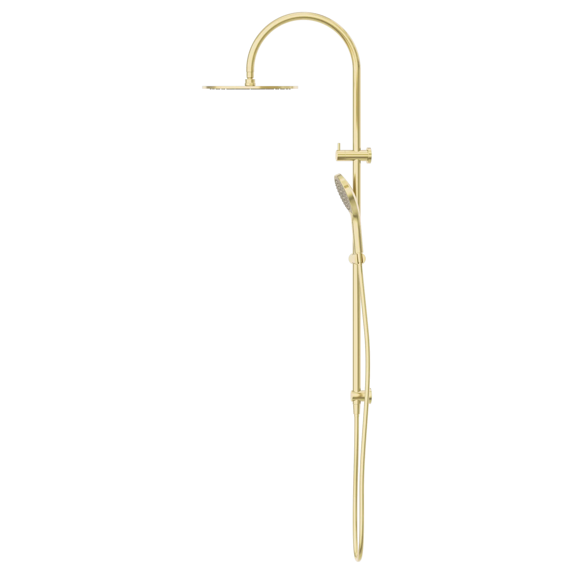 NR221905 HBG Mecca Twin Shower With Air Shower II Brushed Gold image 3