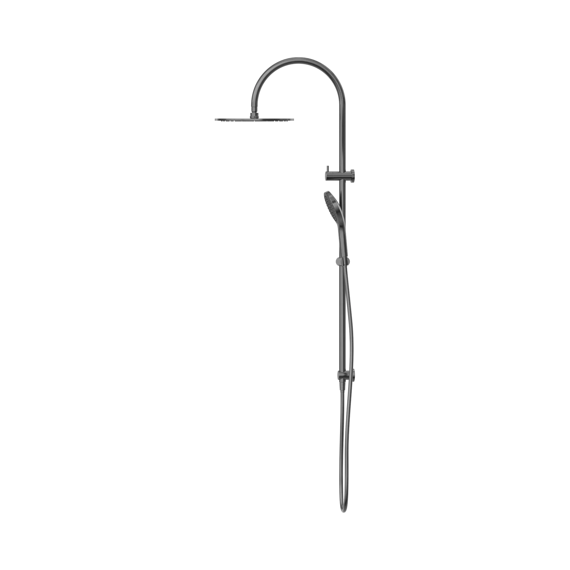NR221905 HGM Mecca Twin Shower With Air Shower II Gun Metal image 3