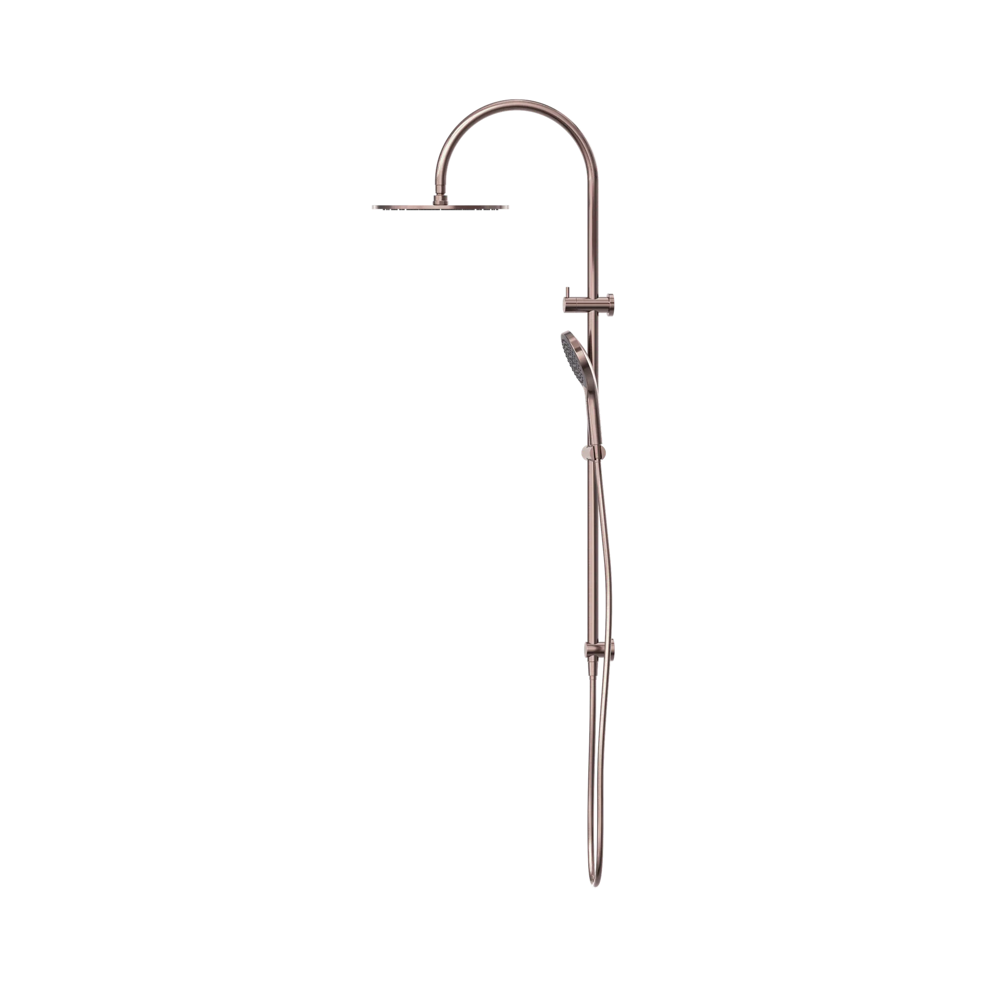 NR221905 HBZ Mecca Twin Shower With Air Shower II Brushed Bronze image 3