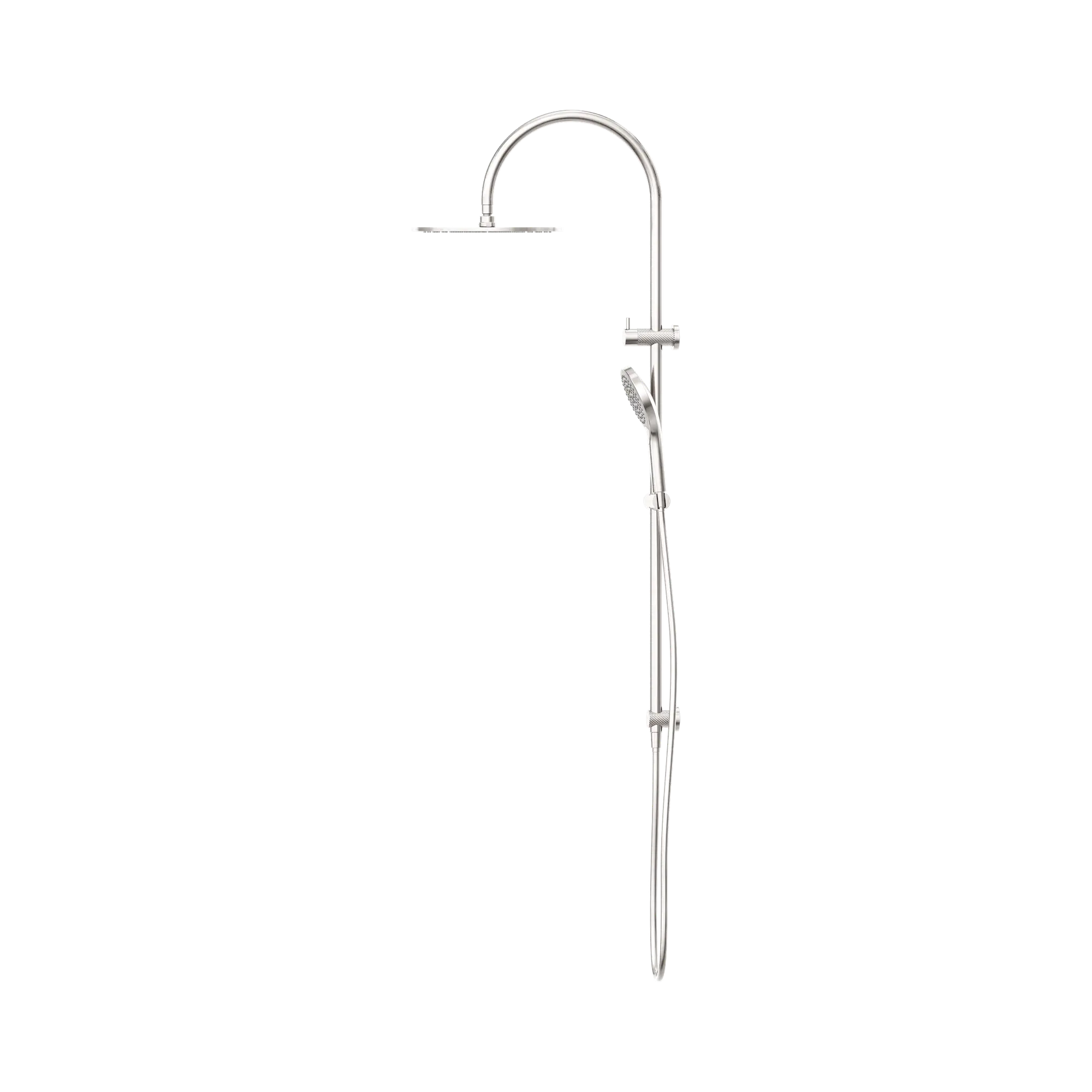 NR251905 HBN Opal Twin Shower With Air Shower II Brushed Nickel image 3
