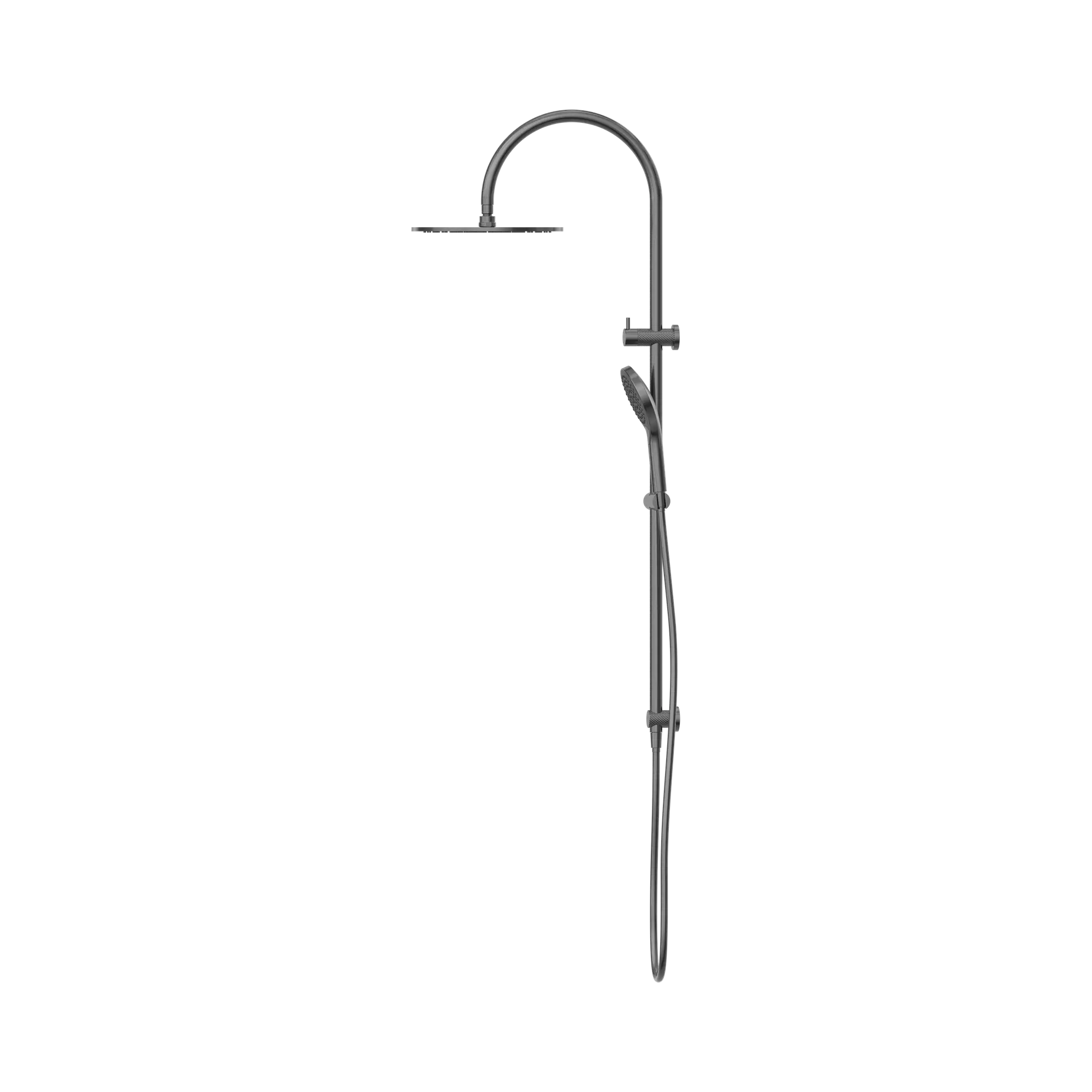 NR251905 HGR Opal Twin Shower With Air Shower II Graphite image 3
