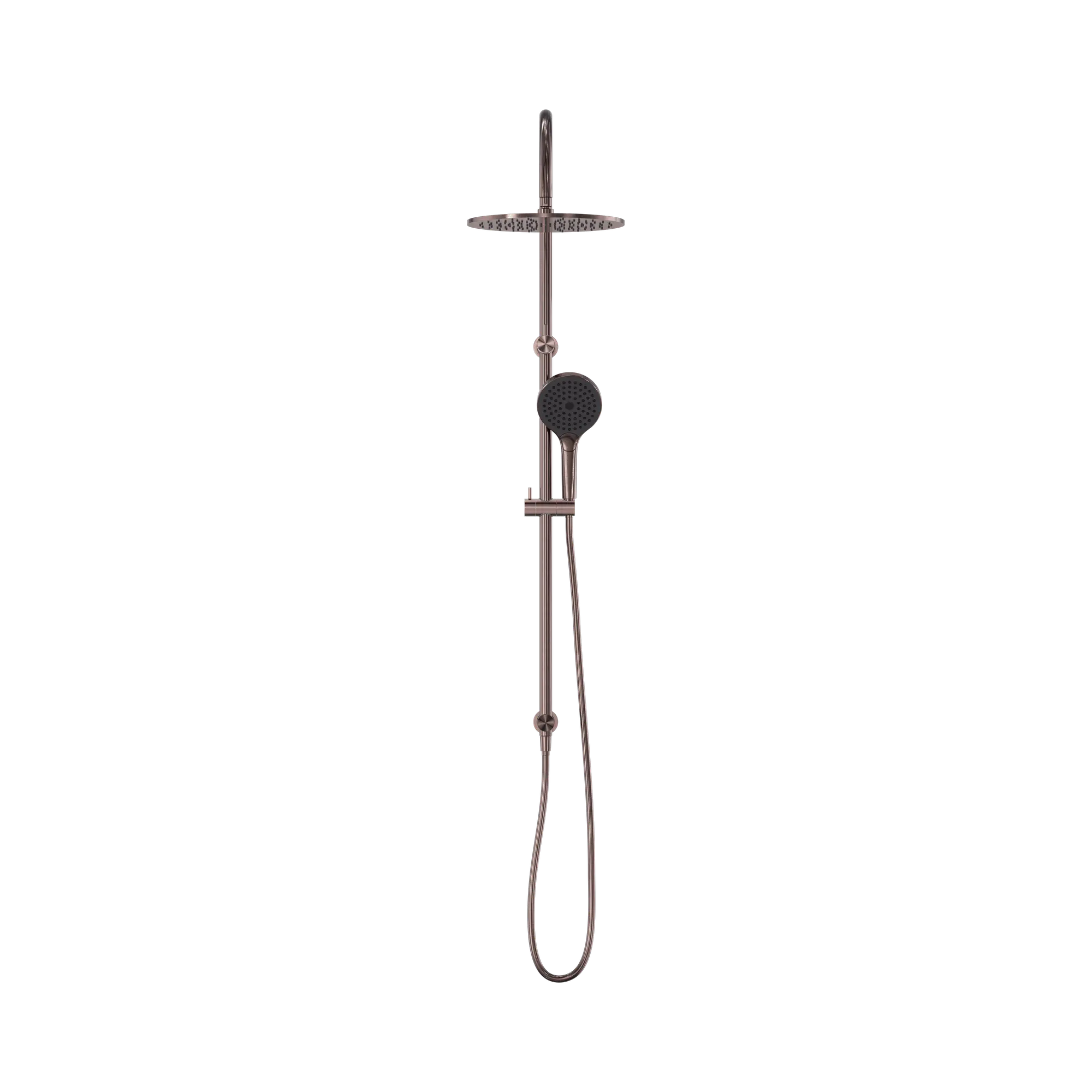 NR251905 HBZ Opal Twin Shower With Air Shower II Brushed Bronze image 2