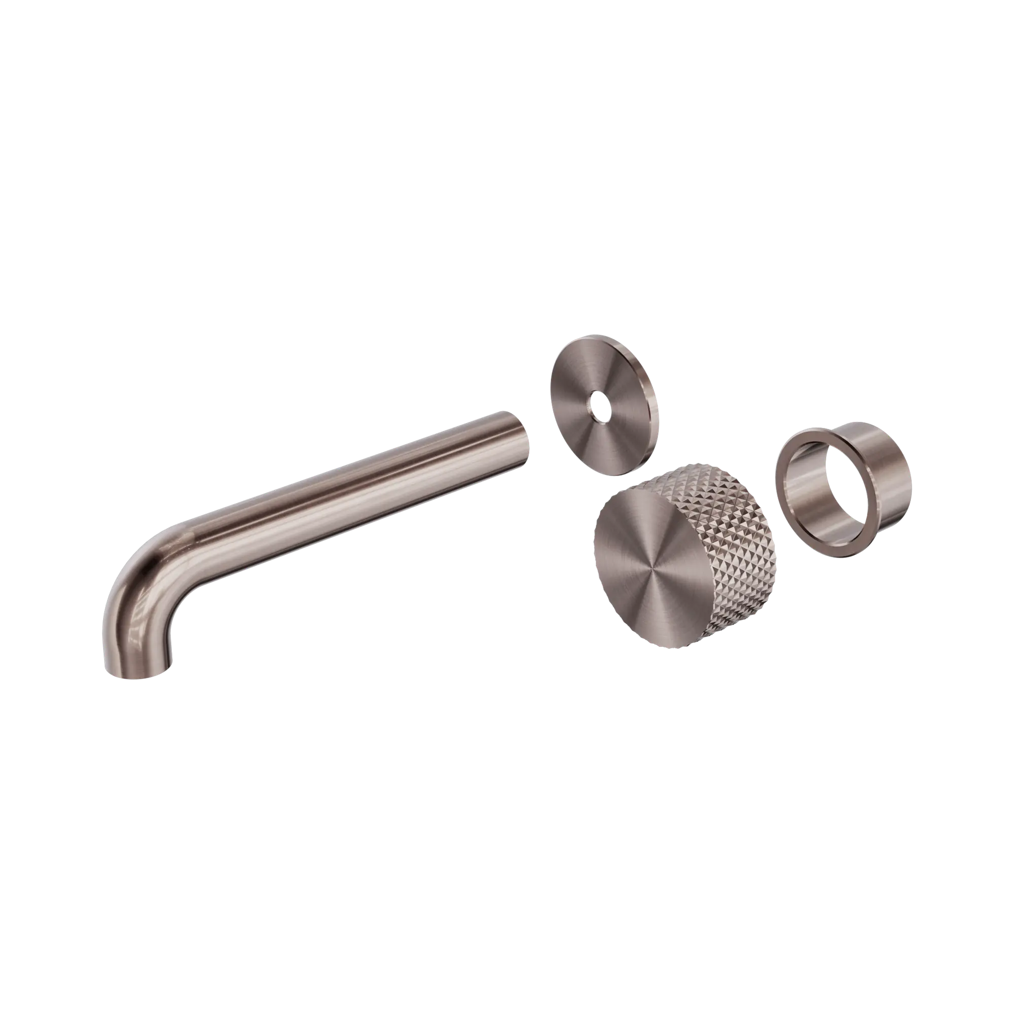 NR252007at260 BZ Opal Progressive Wall Basin Bath Set 260mm Trim Kits Only Brushed Bronze image 1