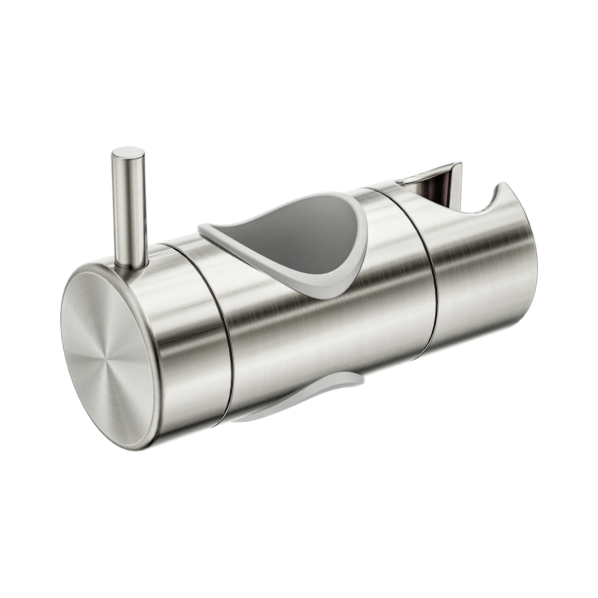 NRCS005sl BN Slider For Mecca Care 32mm Grab Rail Shower Rail Set Brushed Nickel image 1