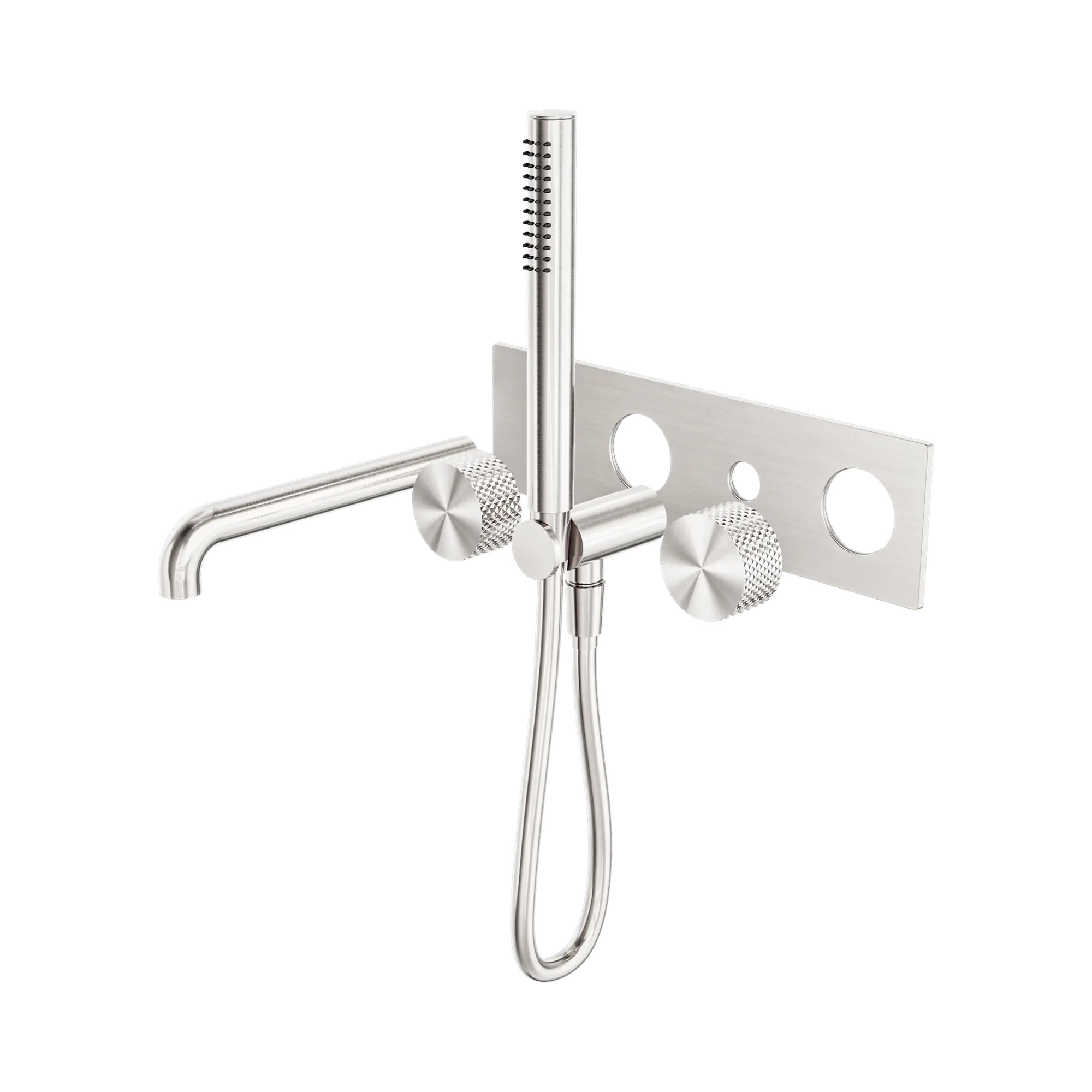 NR252003a230t BN Opal Progressive Shower System With Spout 230mm Trim Kits Only Brushed Nickel image 1