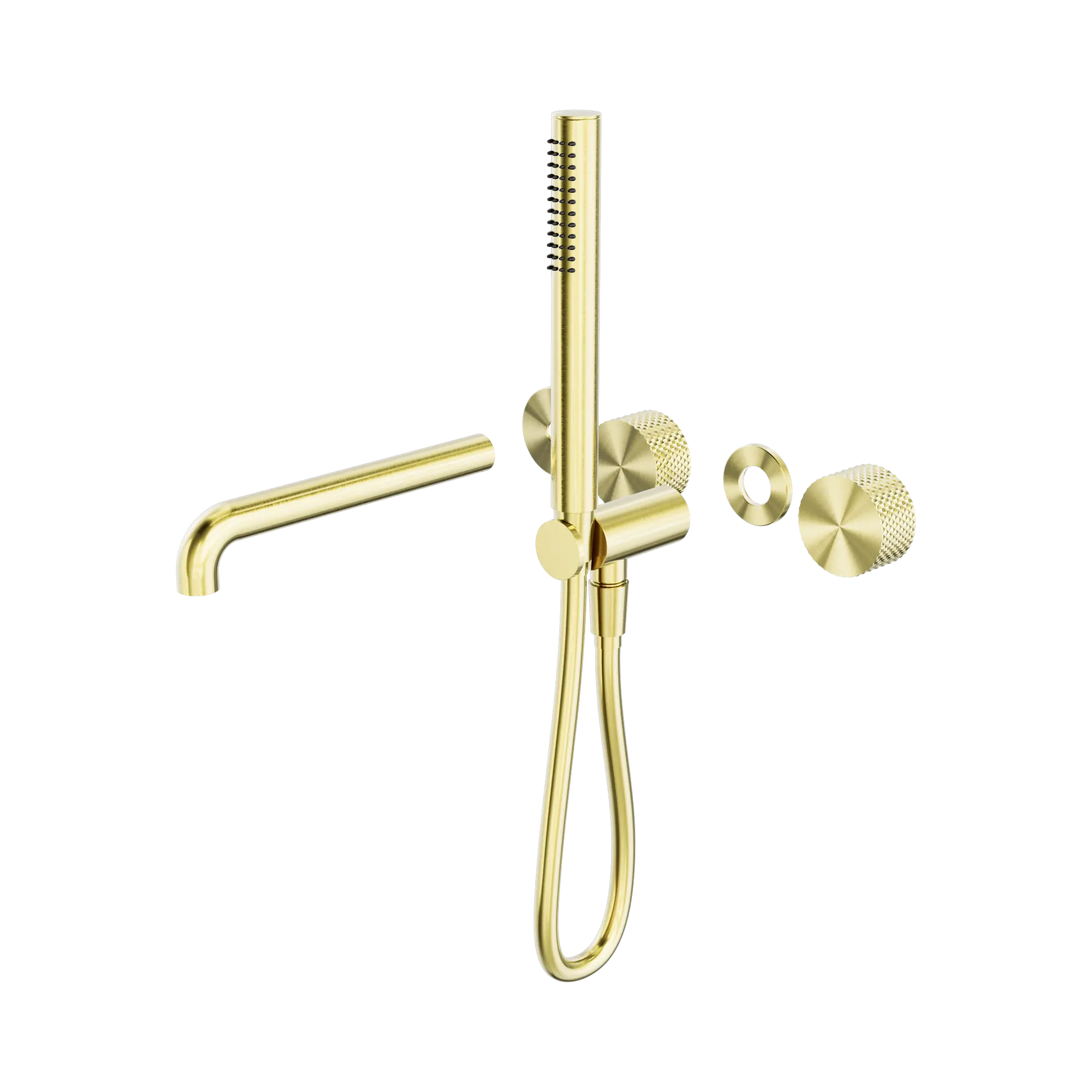 NR252003b230t BG Opal Progressive Shower System Separate Plate With Spout 230mm Trim Kits Only Brushed Gold image 1