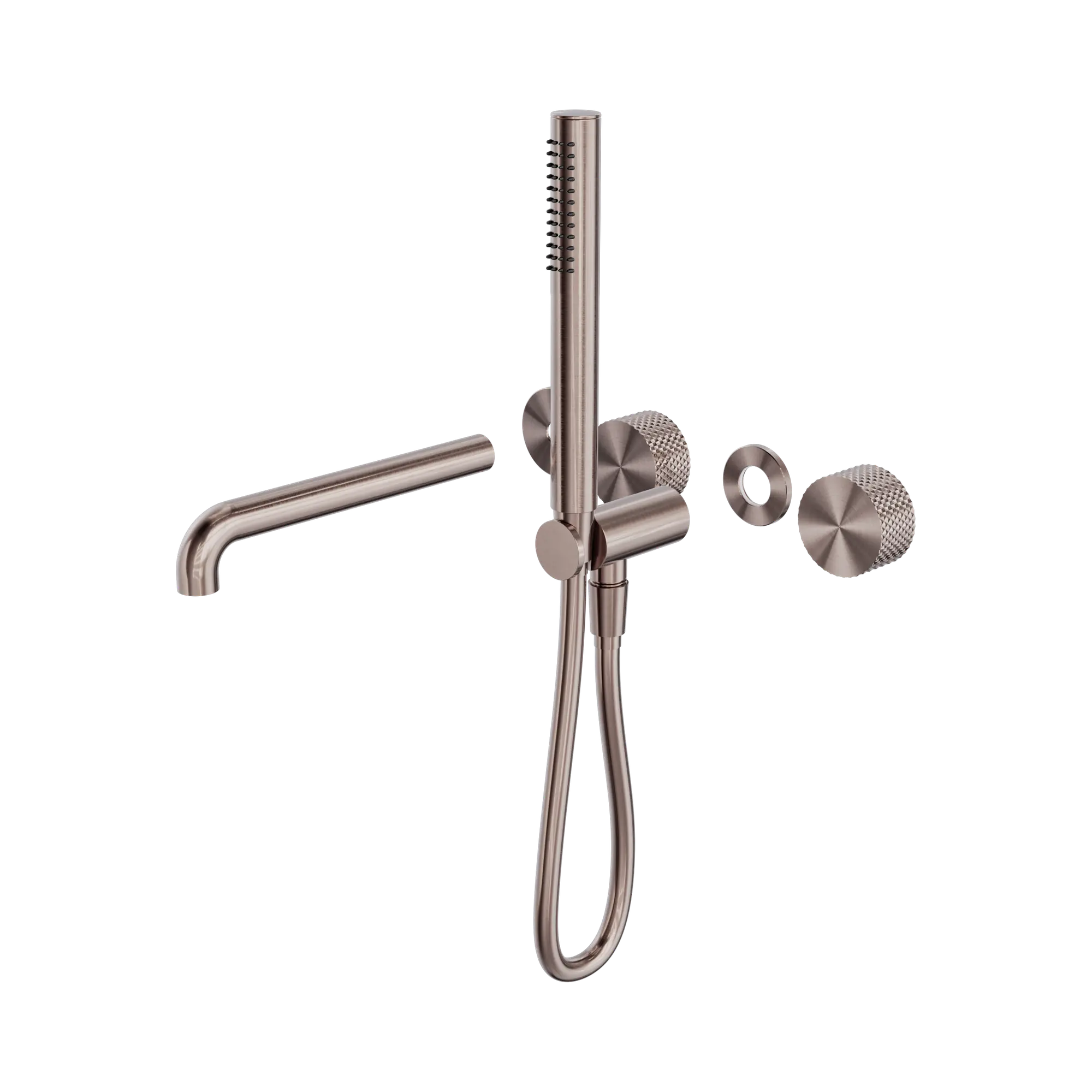 NR252003b250t BZ Opal Progressive Shower System Separate Plate With Spout 250mm Trim Kits Only Brushed Bronze image 1
