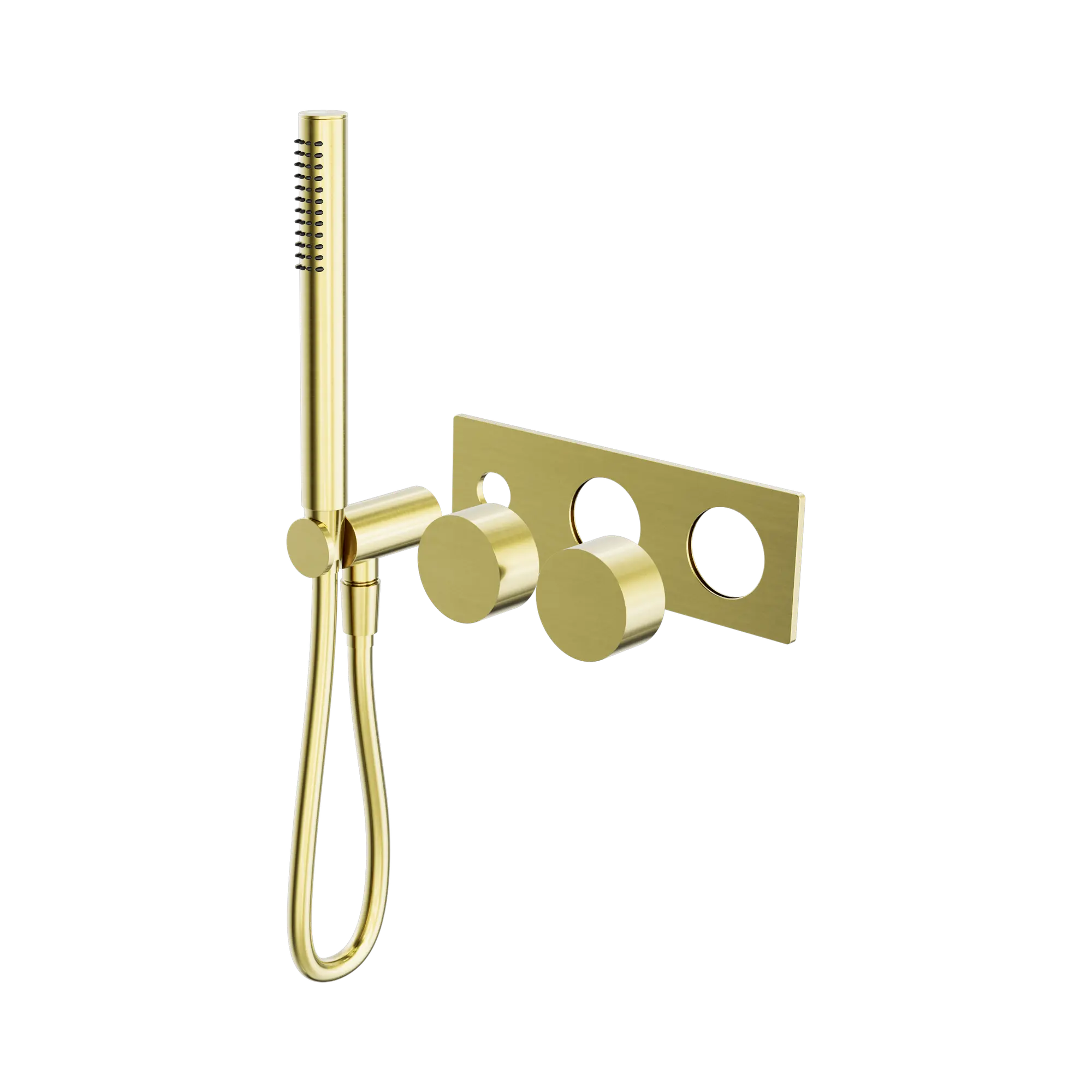 NR271903ct BG Kara Progressive Shower System Trim Kits Only Brushed Gold image 1