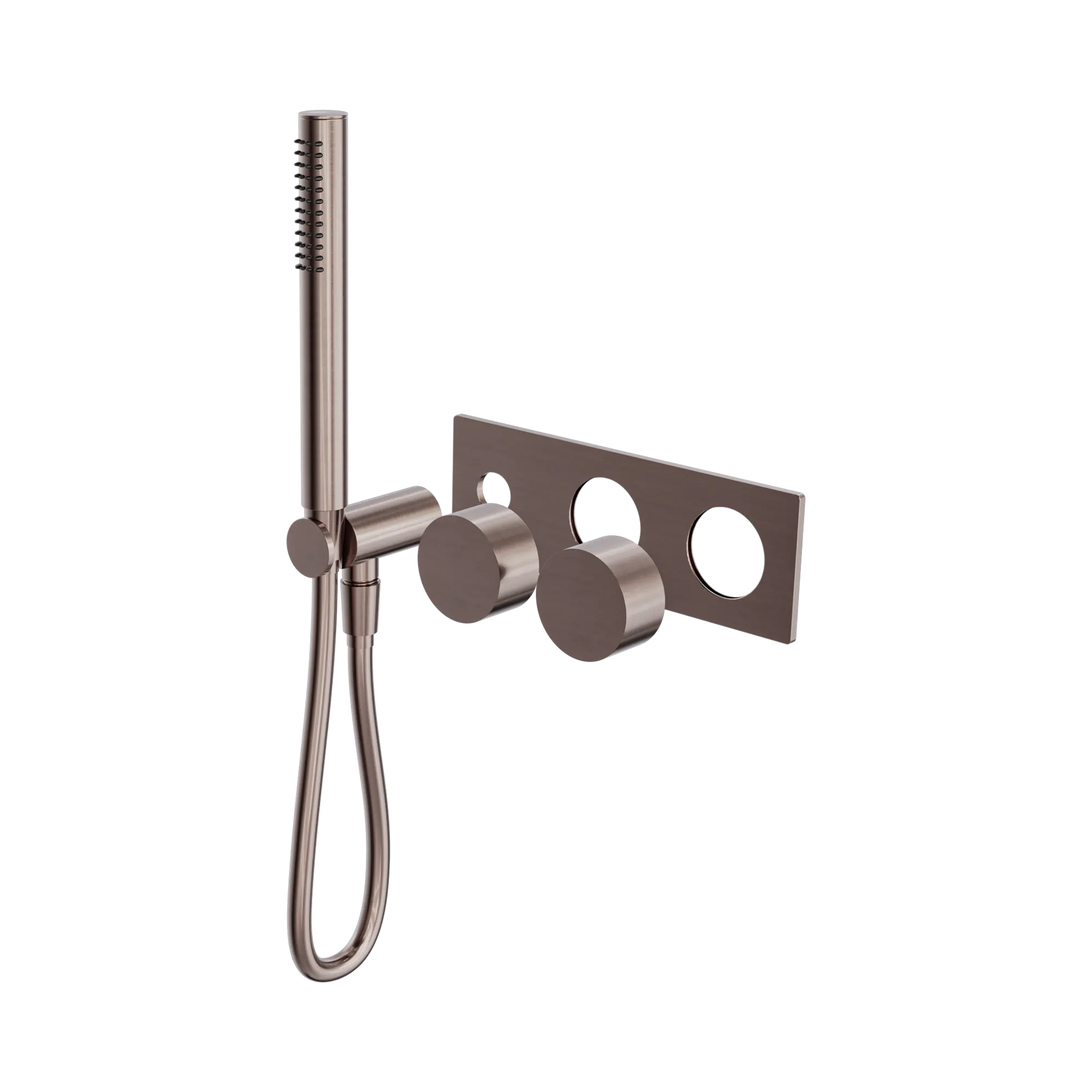 NR271903ct BZ Kara Progressive Shower System Trim Kits Only Brushed Bronze image 1