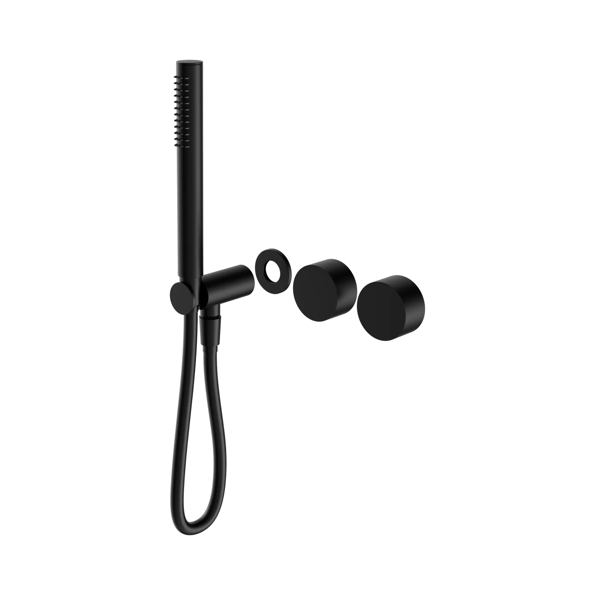 NR271903dt MB Kara Progressive Shower System Separate Plate Trim Kits Only Matte Black image 1