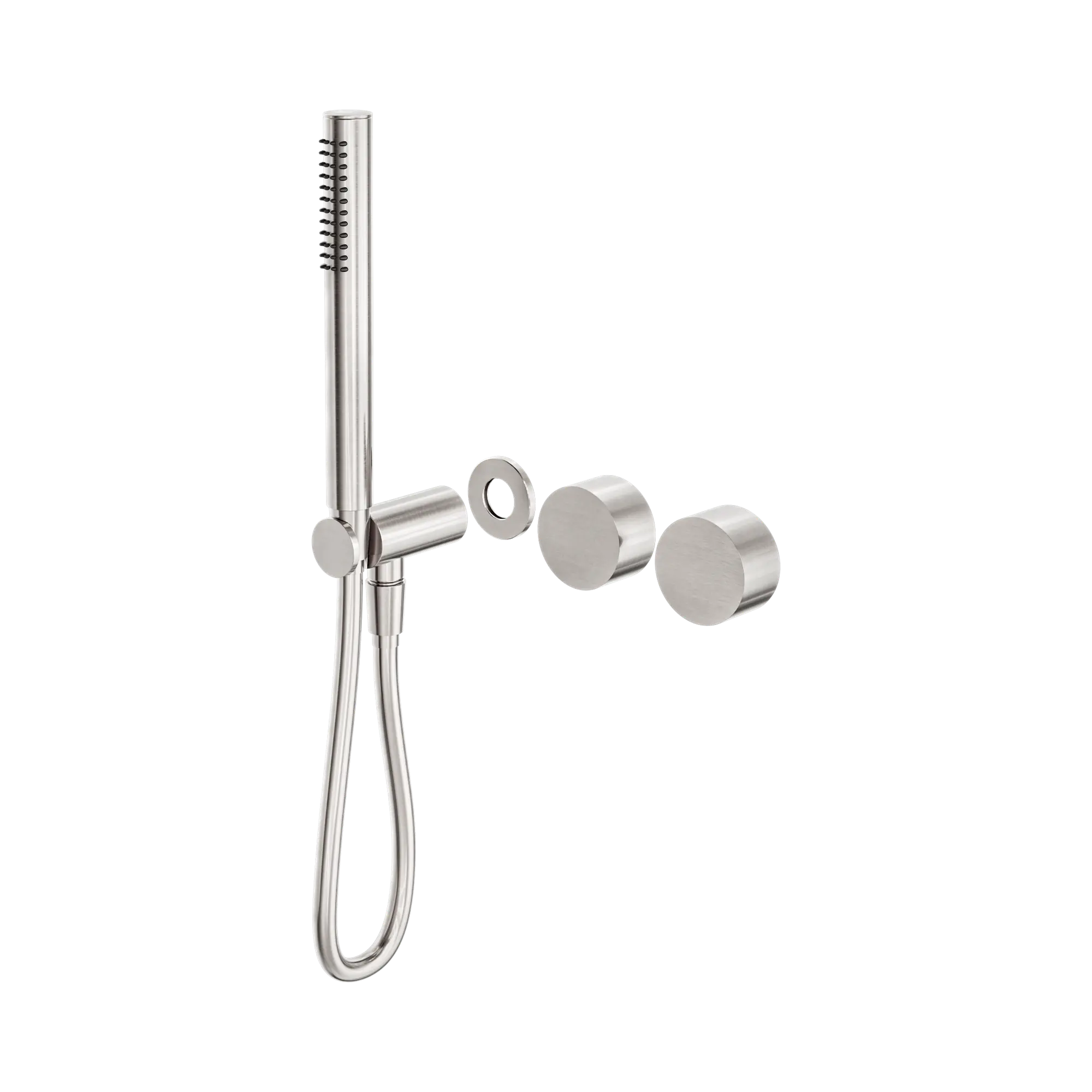 NR271903dt BN Kara Progressive Shower System Separate Plate Trim Kits Only Brushed Nickel image 1