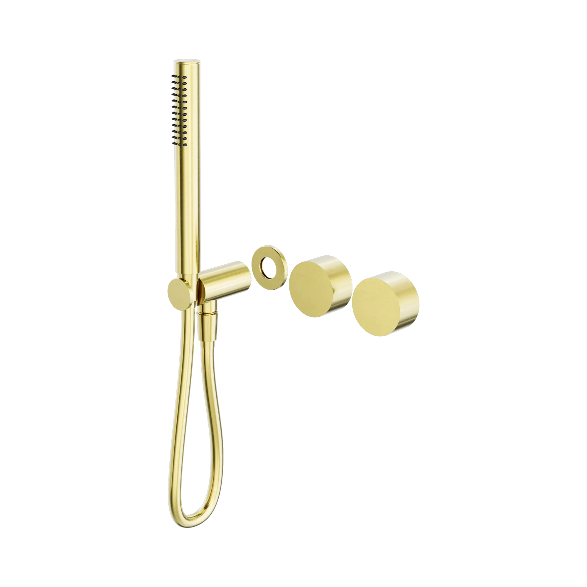 NR271903dt BG Kara Progressive Shower System Separate Plate Trim Kits Only Brushed Gold image 1