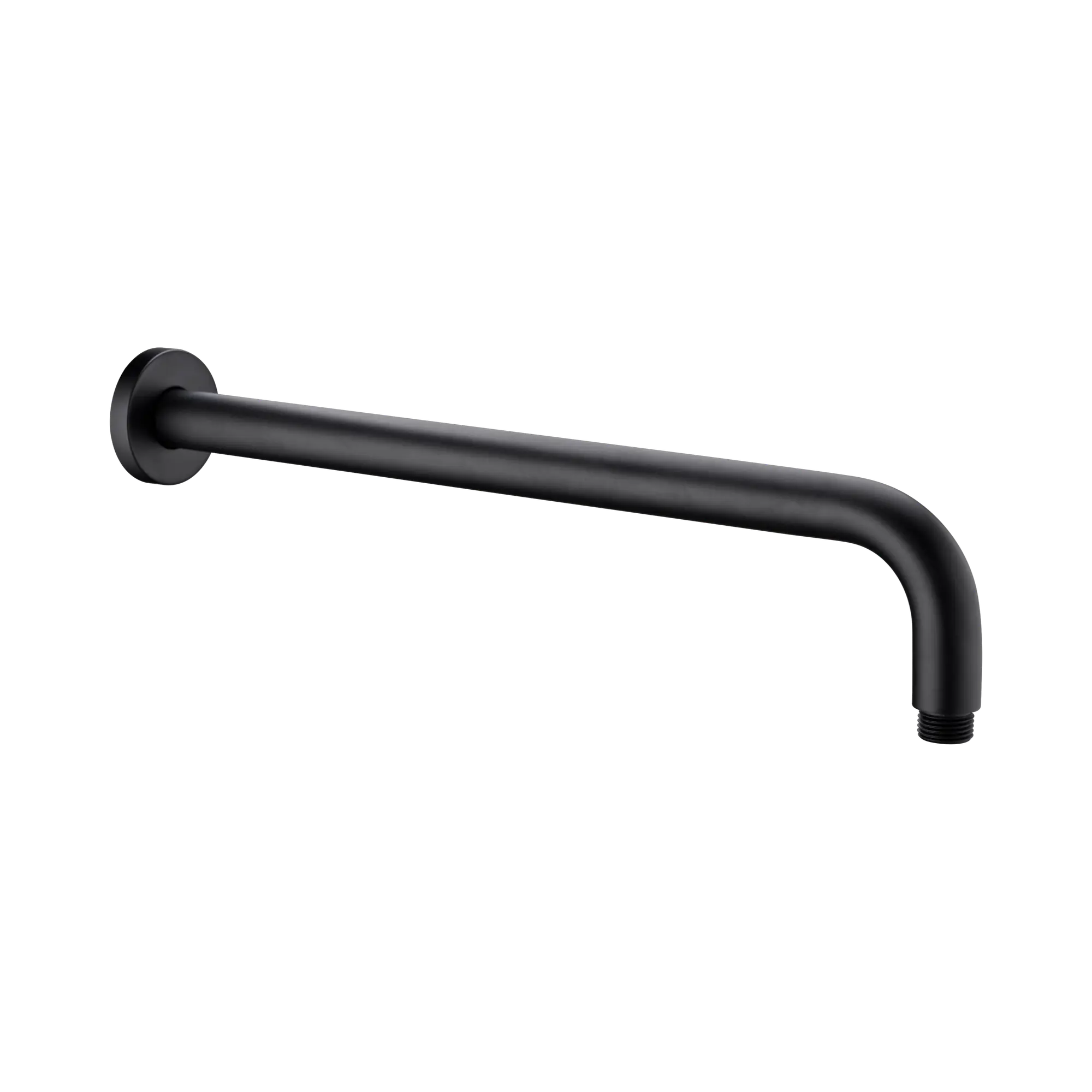NR502 LMB Round Shower Arm 500mm Length Matte Black image 1