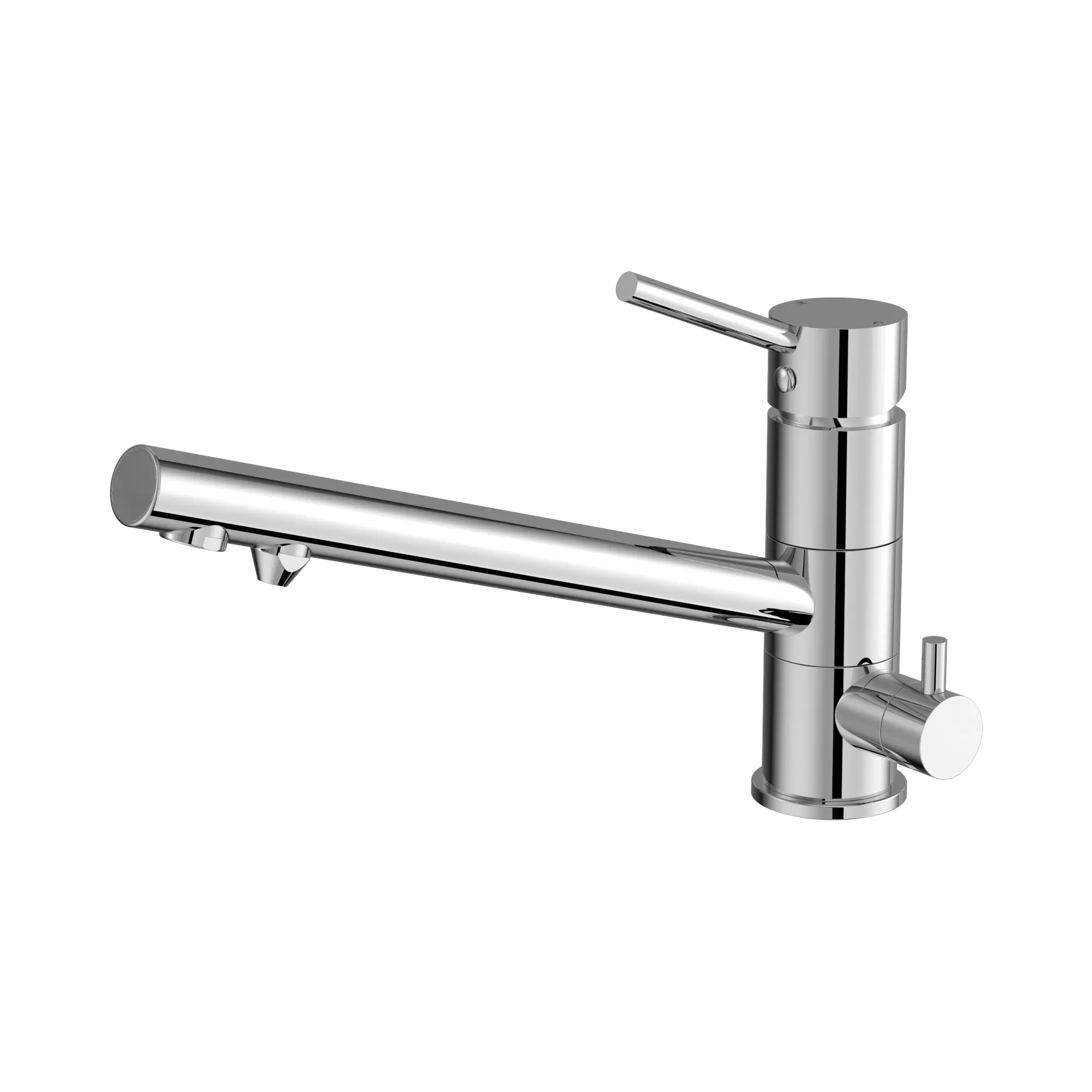 NR250807 GCH Dolce Three Way Kitchen Mixer Chrome image 1