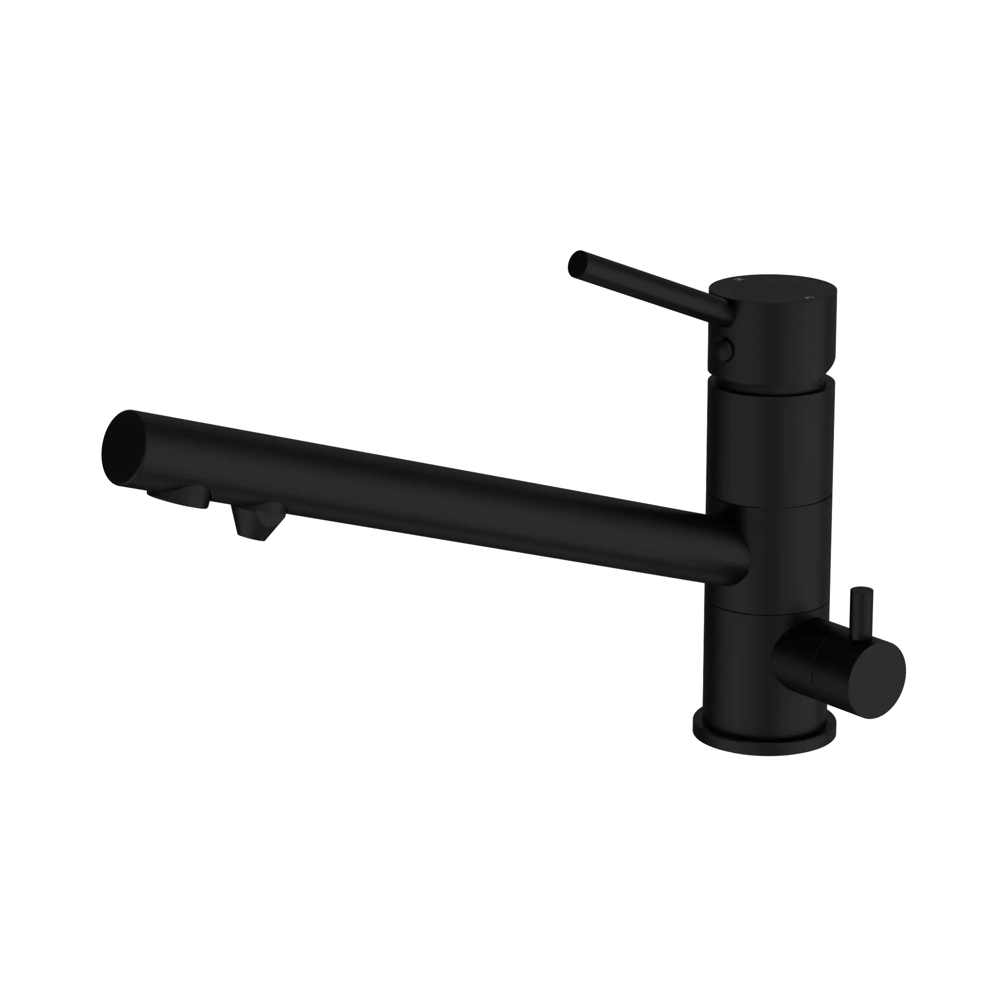 NR250807 GMB Dolce Three Way Kitchen Mixer Matte Black image 1
