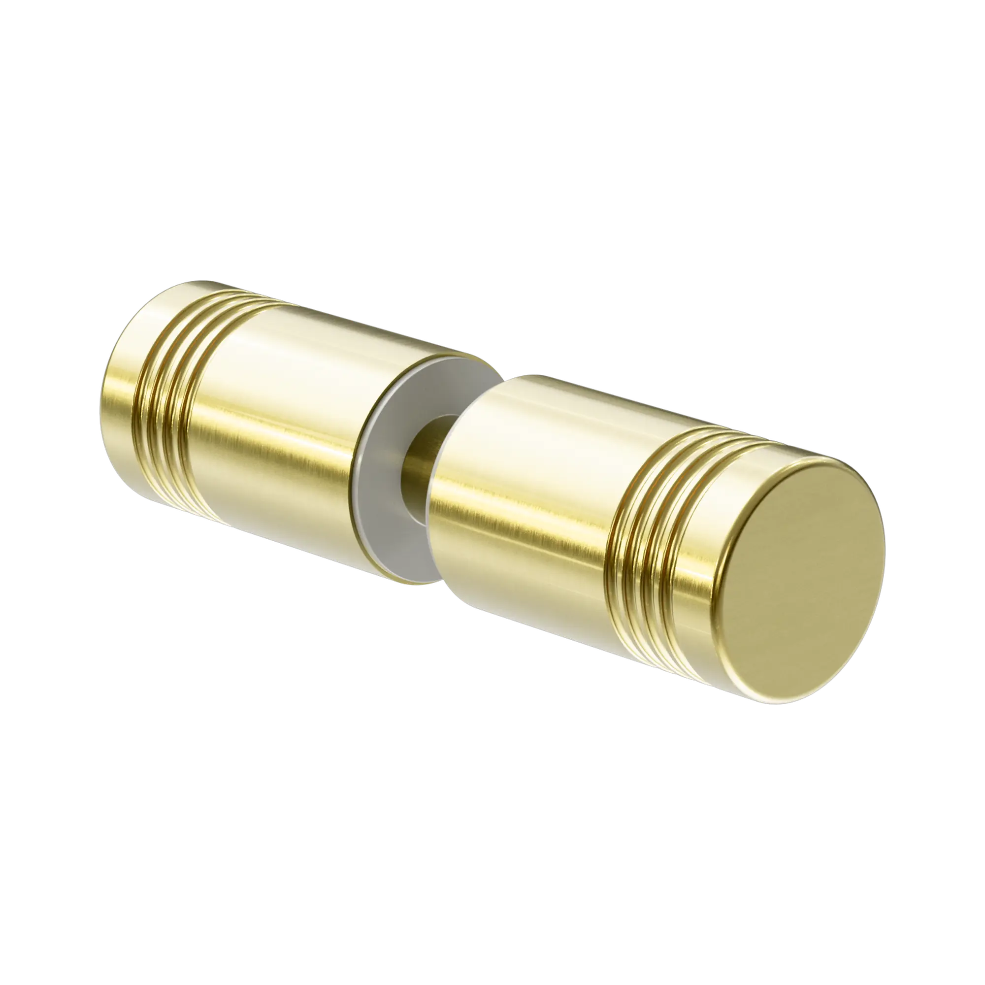 NRSH301a BG Round Shower Knob Brushed Gold image 1