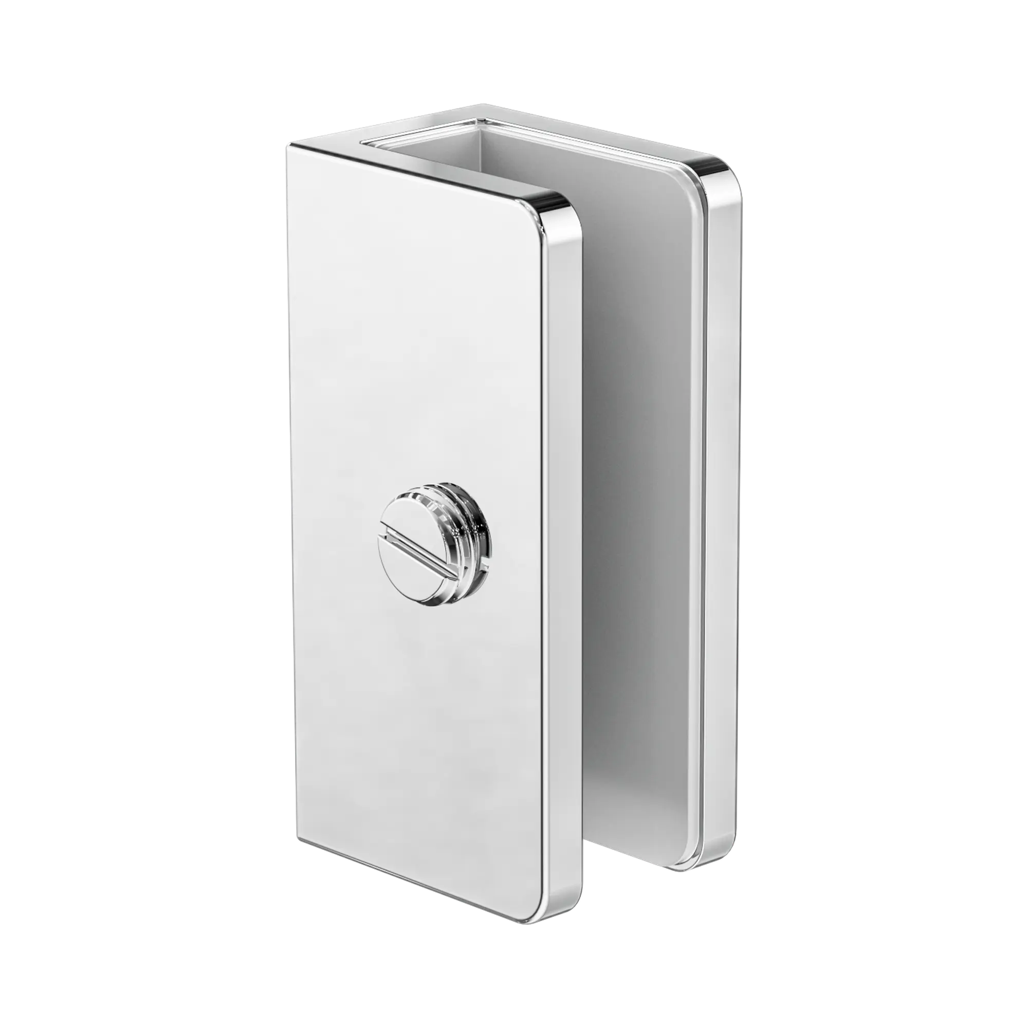 NRSH203a CH Shower U Bracket 10mm Glass Chrome image 1