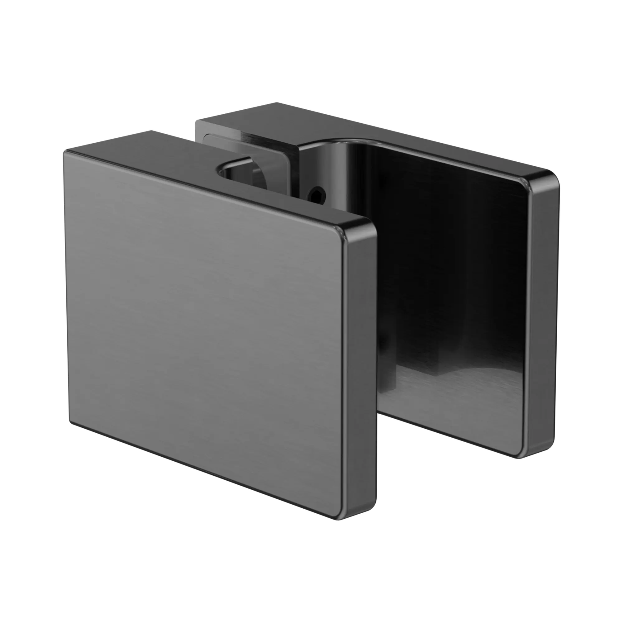 NRSH302a GM Square Shower Knob Handle Gun Metal image 1