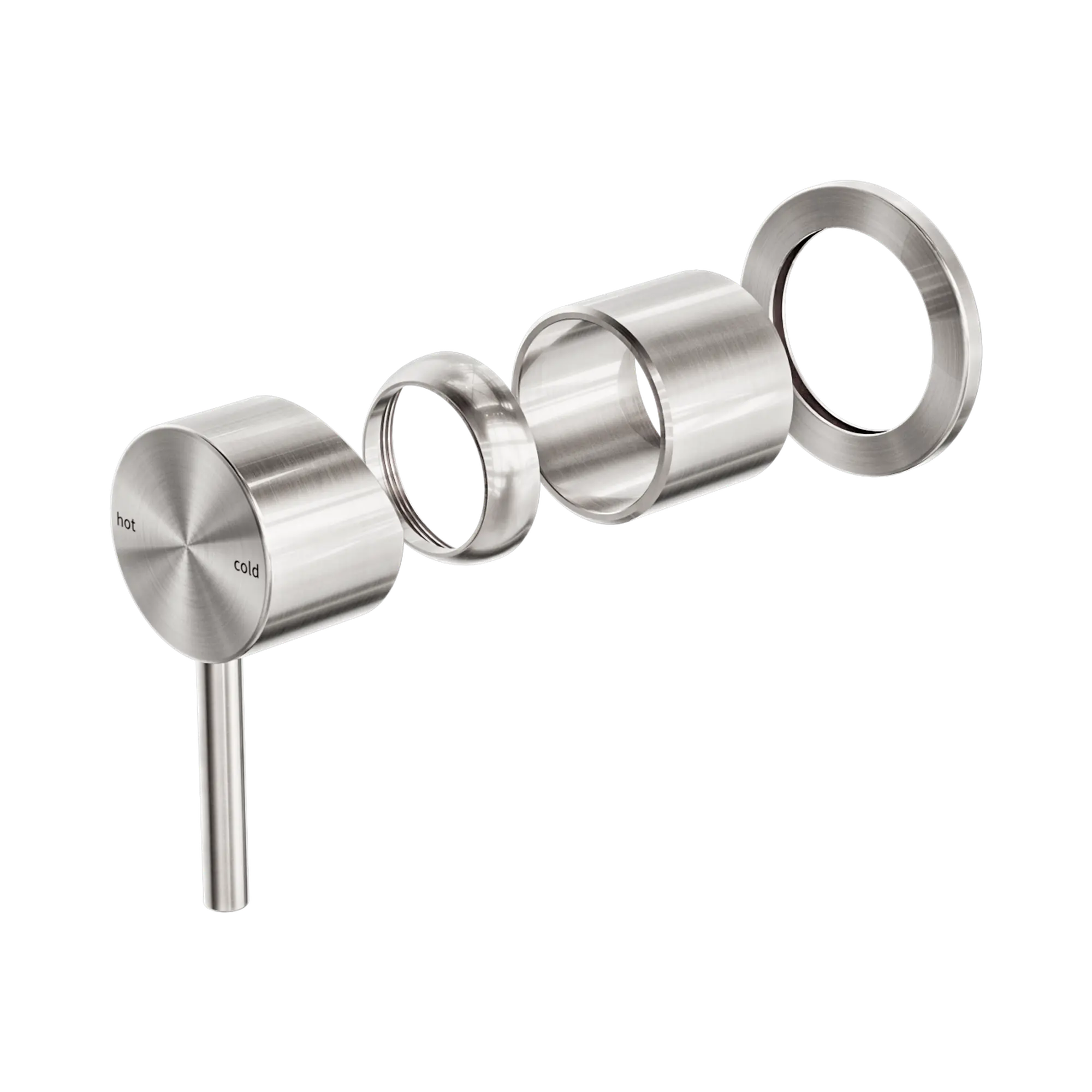 NR162211t BN Zen SS316 L Shower Mixer Trim Kits Only Brushed Nickel image 1