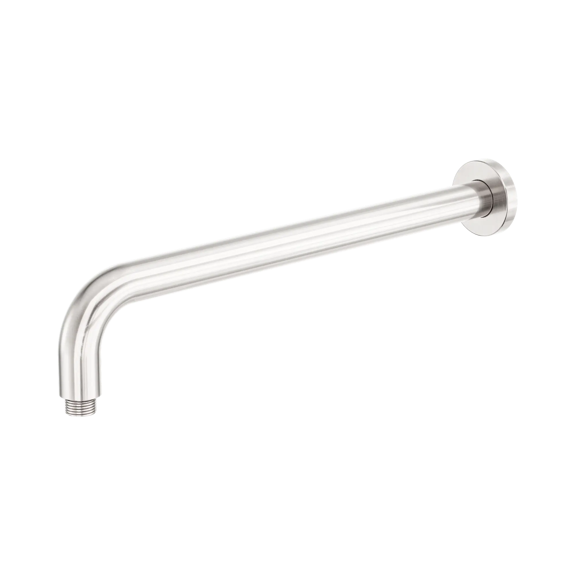 NR509 BN Zen SS316 L Round Shower Arm 400mm Length Brushed Nickel image 1