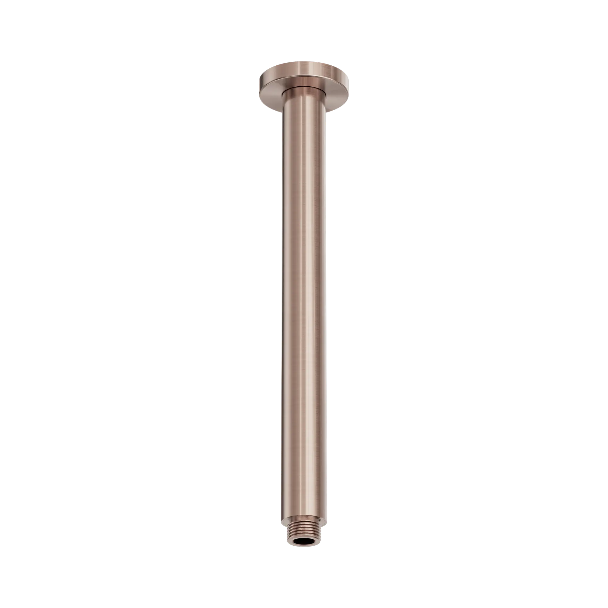 NR510 BZ Zen SS316 L Round Ceiling Arm 300mm Length Brushed Bronze image 1