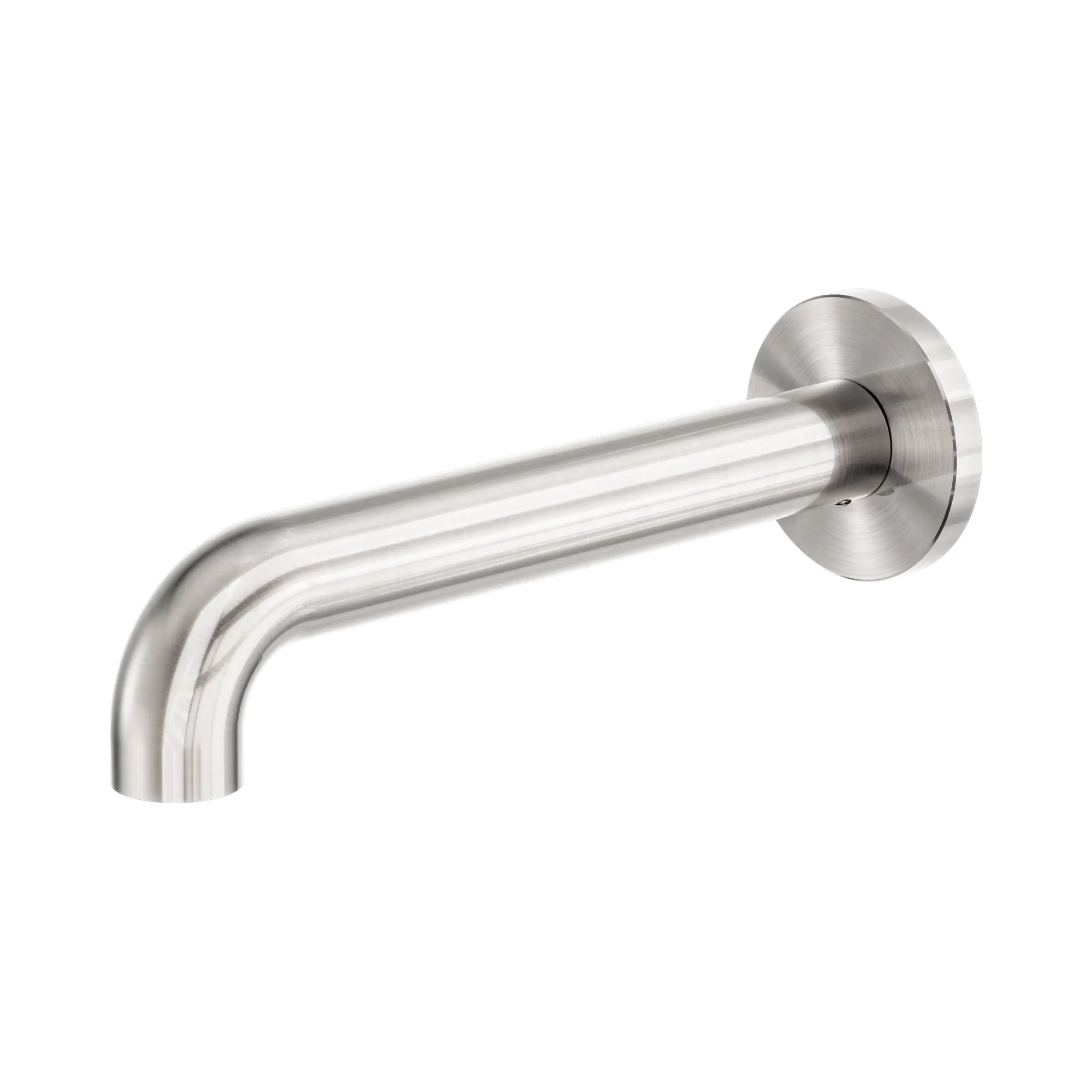 NR162203b185 BN Zen SS316 L Round Basin Bath Spout Only 185mm Brushed Nickel image 1