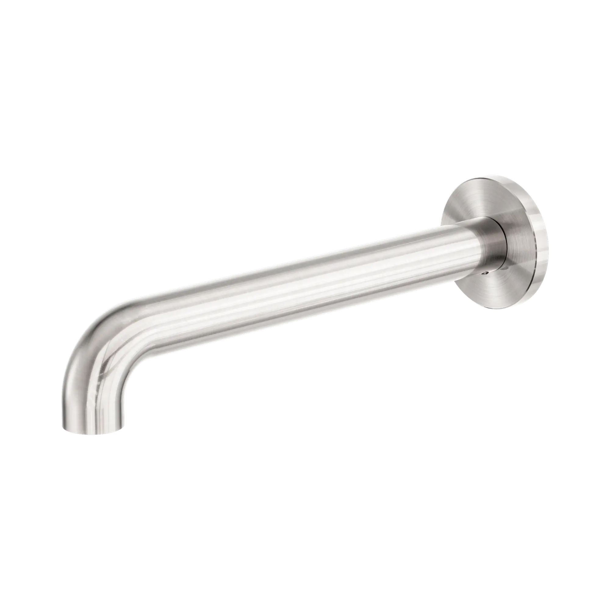 NR162203b230 BN Zen SS316 L Round Basin Bath Spout Only 230mm Brushed Nickel image 1