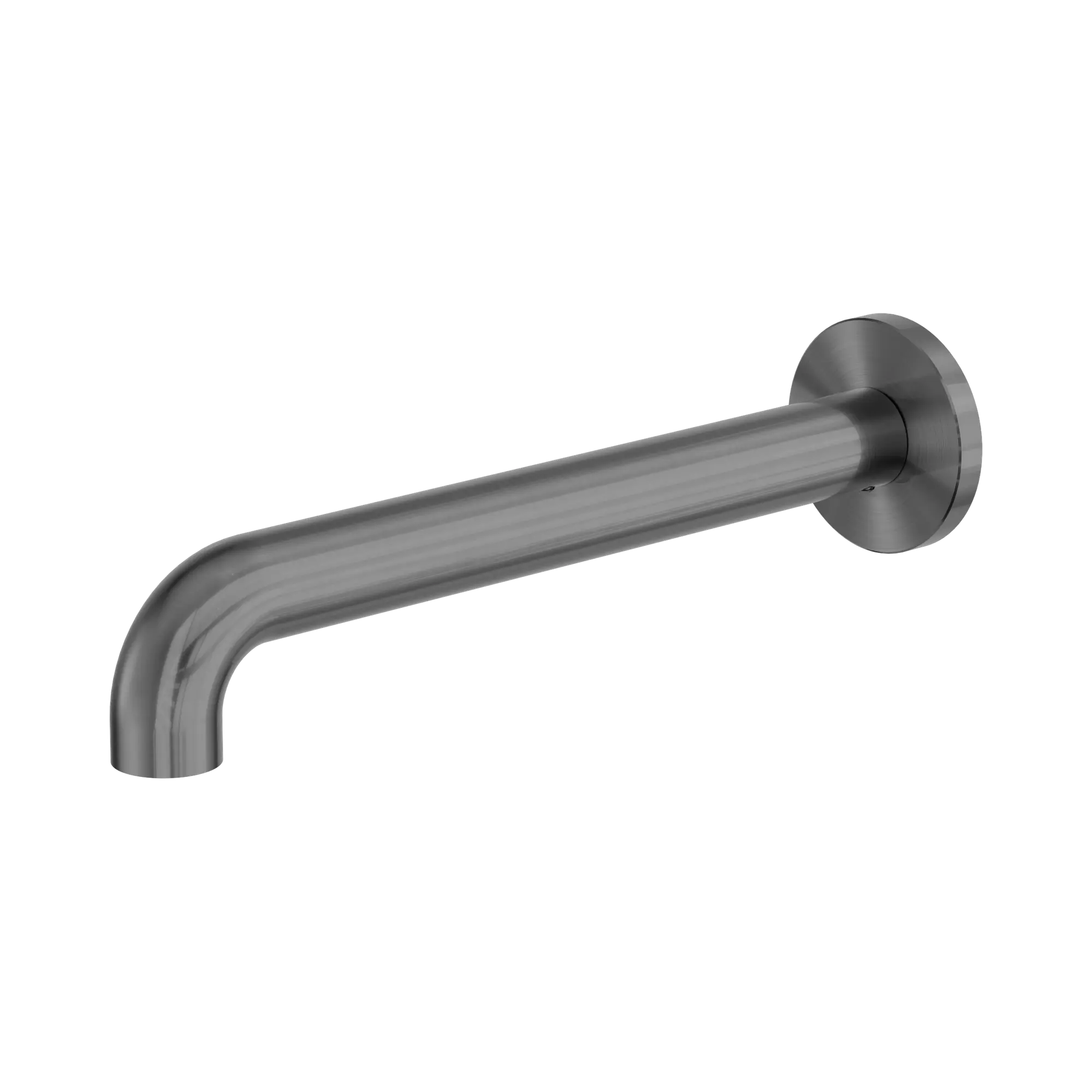 NR162203b230 GR Zen SS316 L Round Basin Bath Spout Only 230mm Graphite image 1