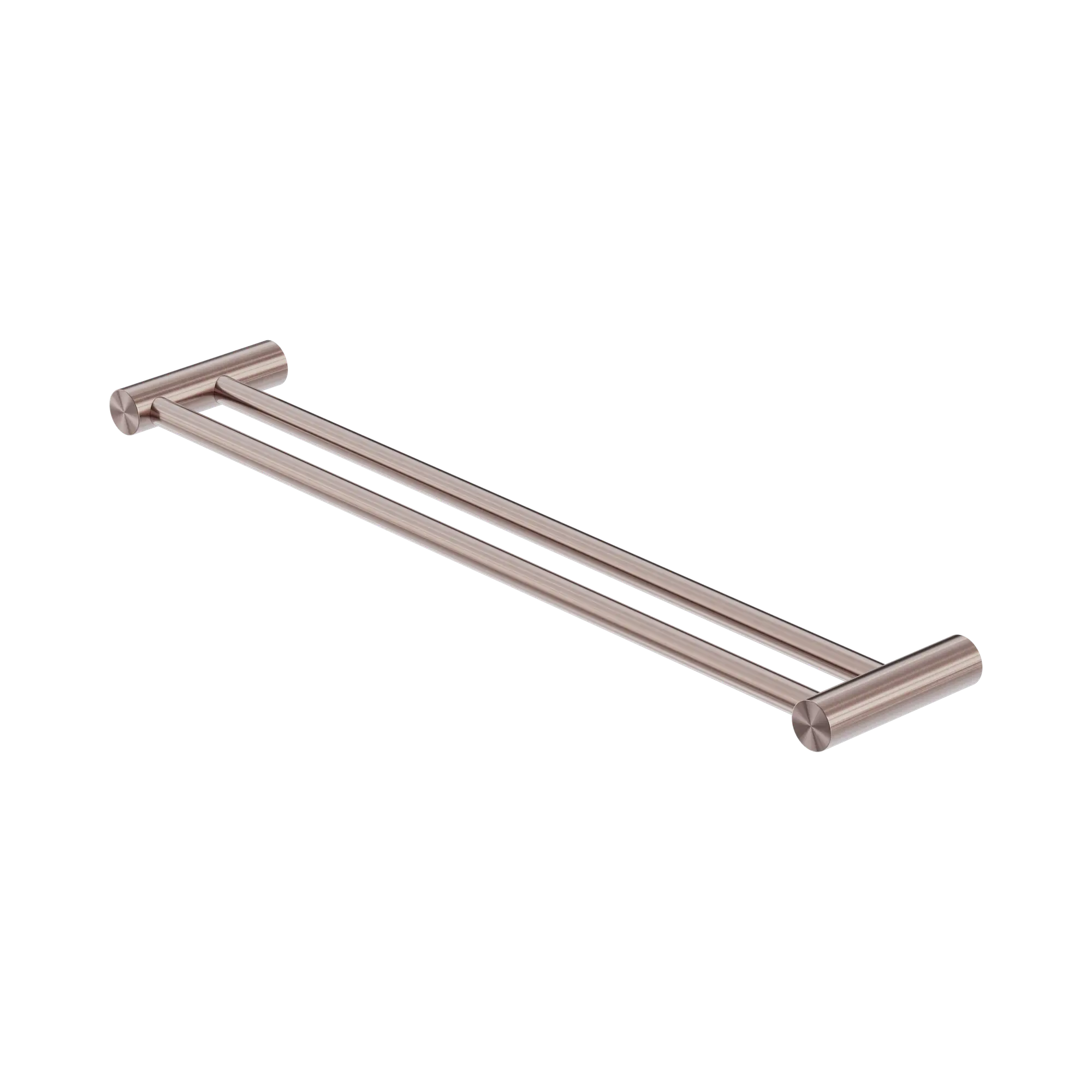 NR1624d BZ Zen SS316 L Double Towel Rail 600mm Brushed Bronze image 1