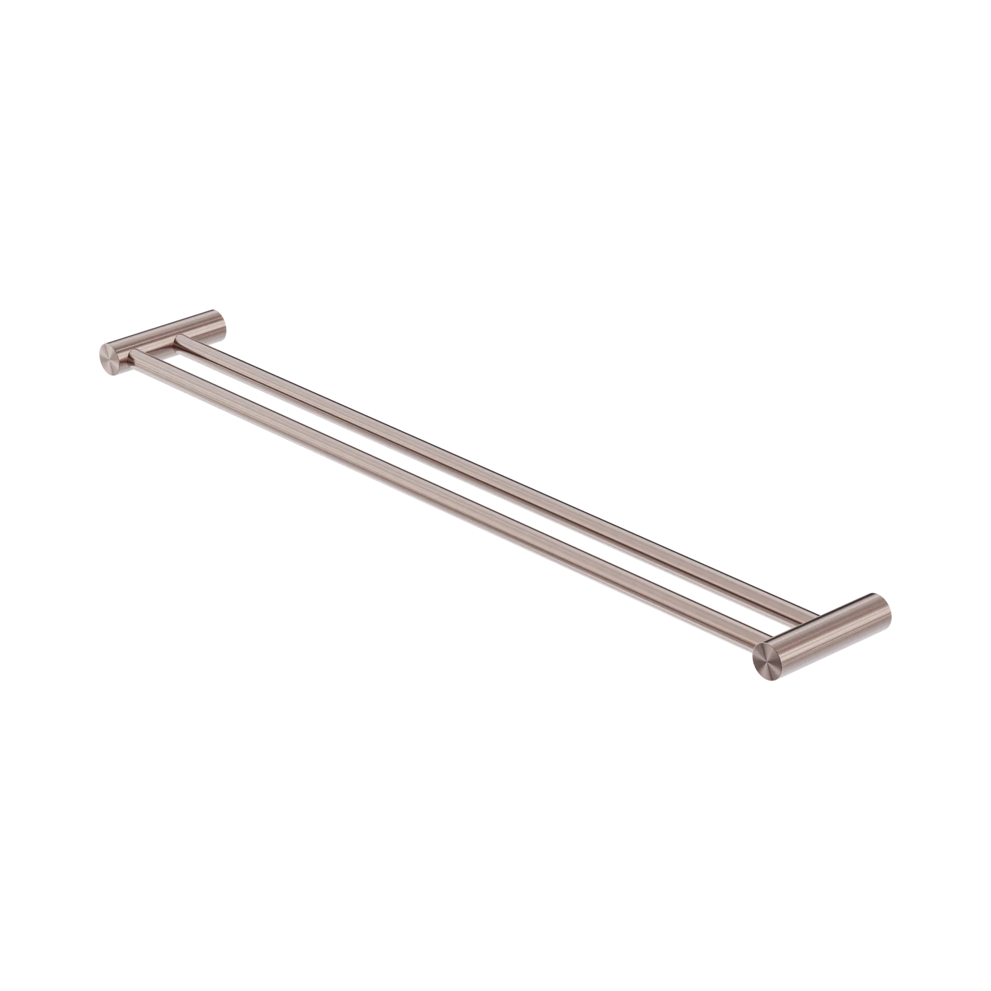 NR1630d BZ Zen SS316 L Double Towel Rail 800mm Brushed Bronze image 1