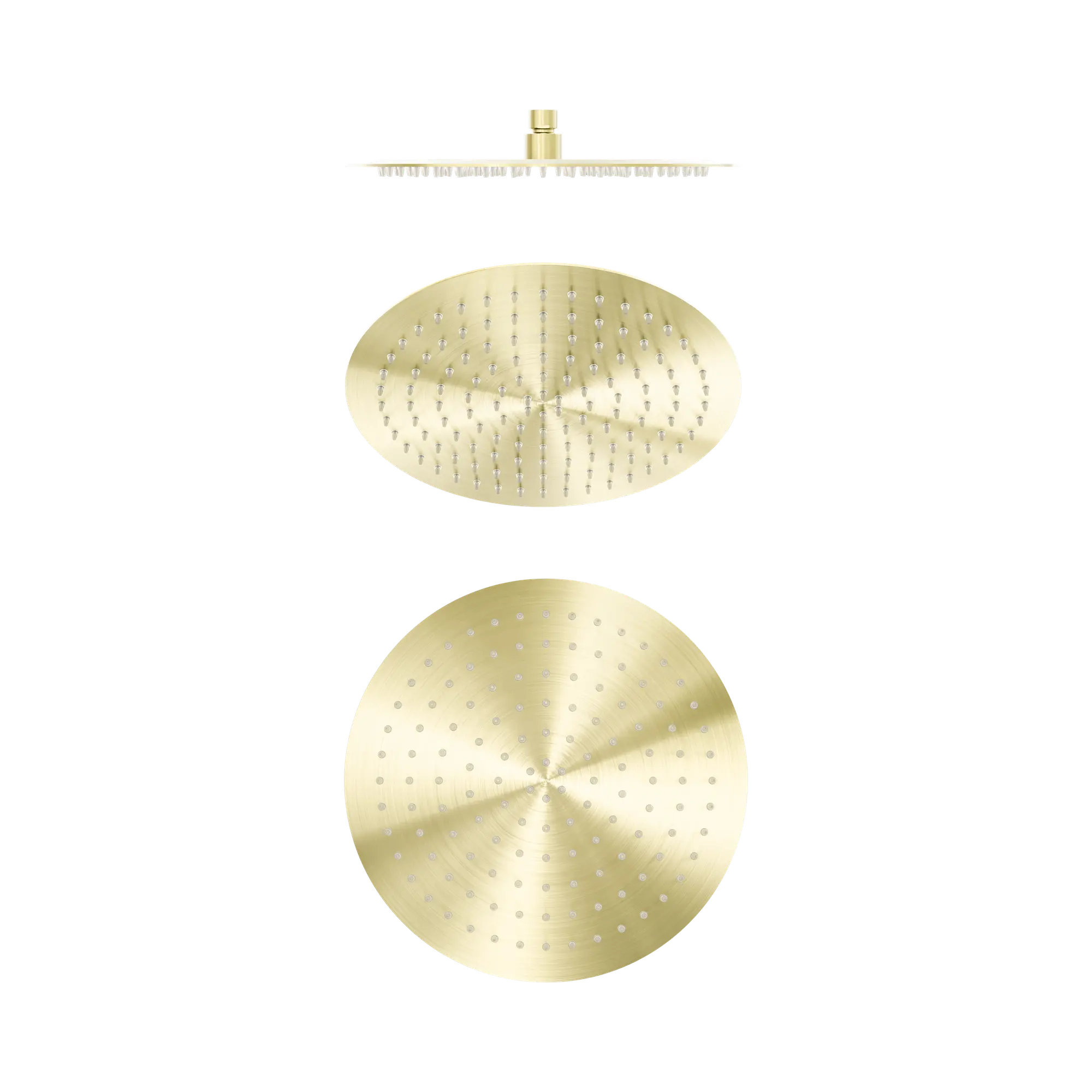 NR508041 BG Zen SS316 L 300mm Round Shower Head Brushed Gold image 1