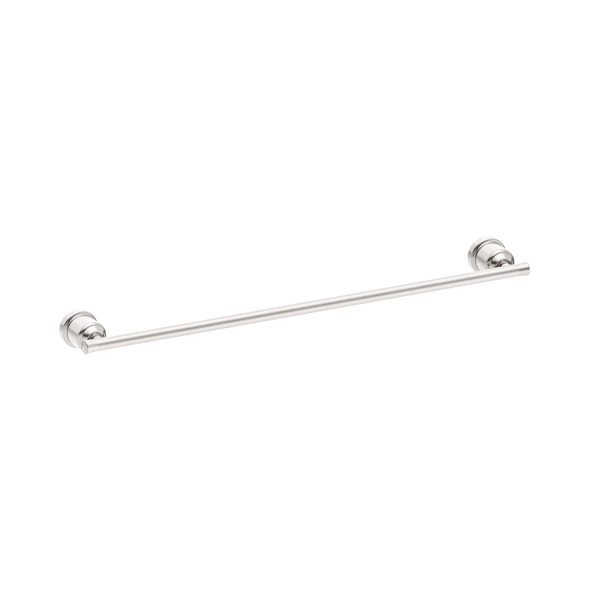 NR6924 BN York Single Towel Rail 600mm Brushed Nickel image 1