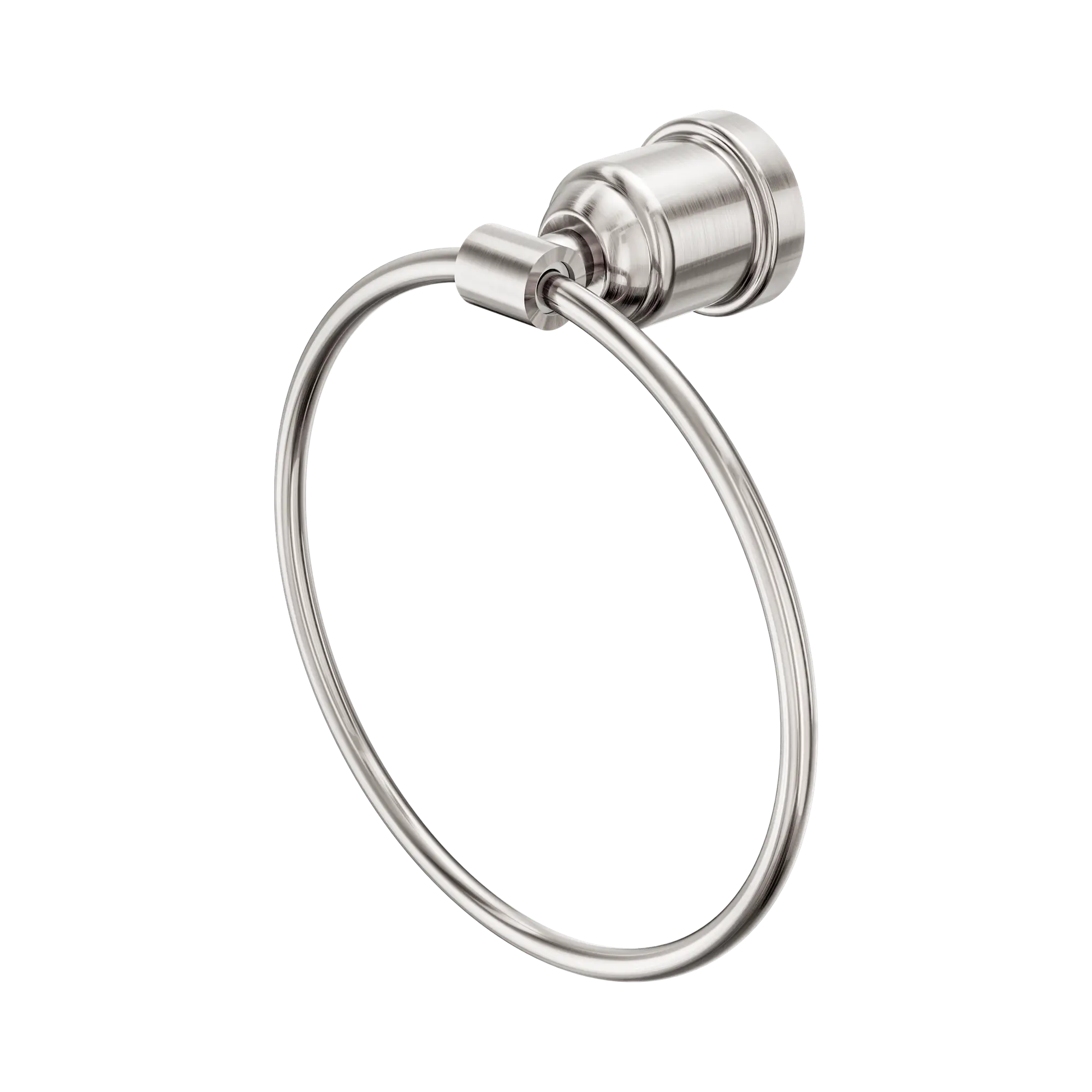 NR6980 BN York Towel Ring Brushed Nickel image 1