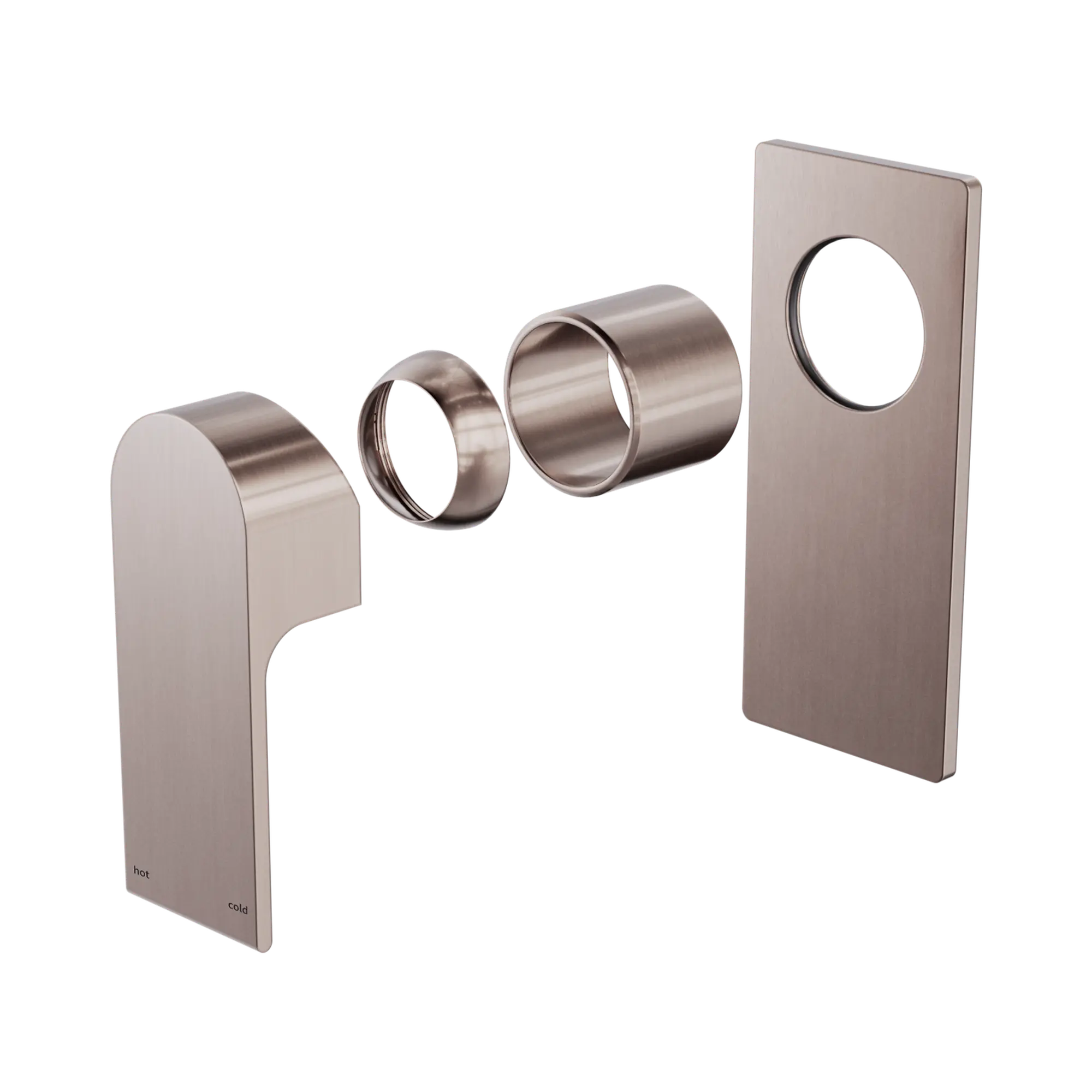 NR321511t BZ Bianca Shower Mixer Trim Kits Only Brushed Bronze image 1