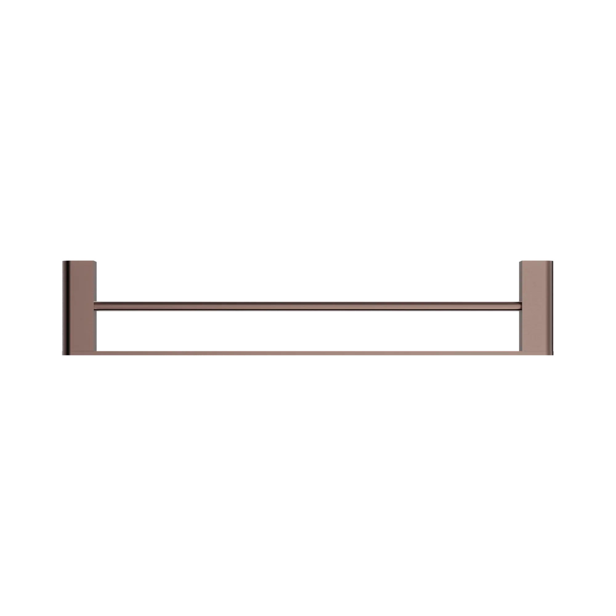 NR9024d BZ Bianca Double Towel Rail 600mm Brushed Bronze image 2