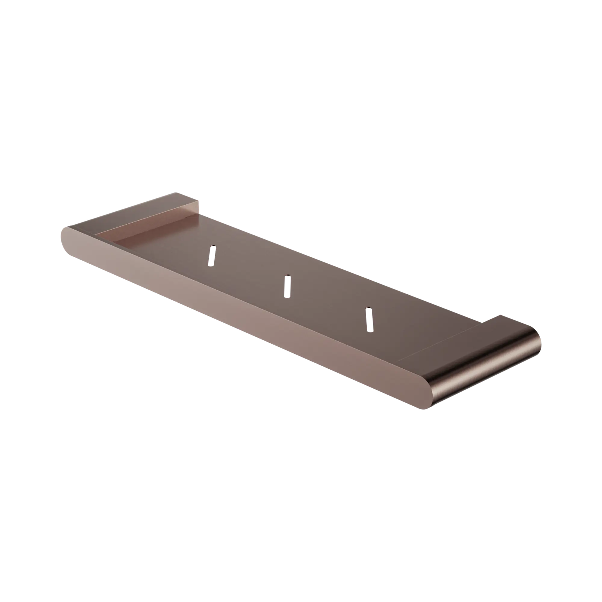 NR9087a BZ Bianca Metal Shower Shelf Brushed Bronze image 1