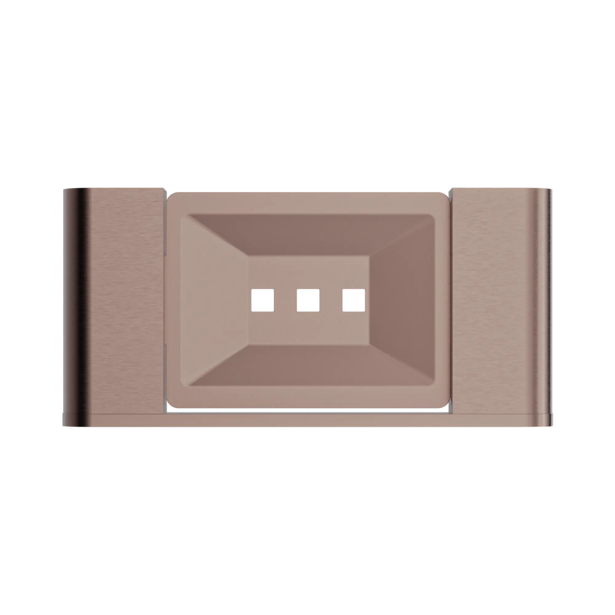 NR9081 BZ Bianca Soap Dish Holder Brushed Bronze image 2