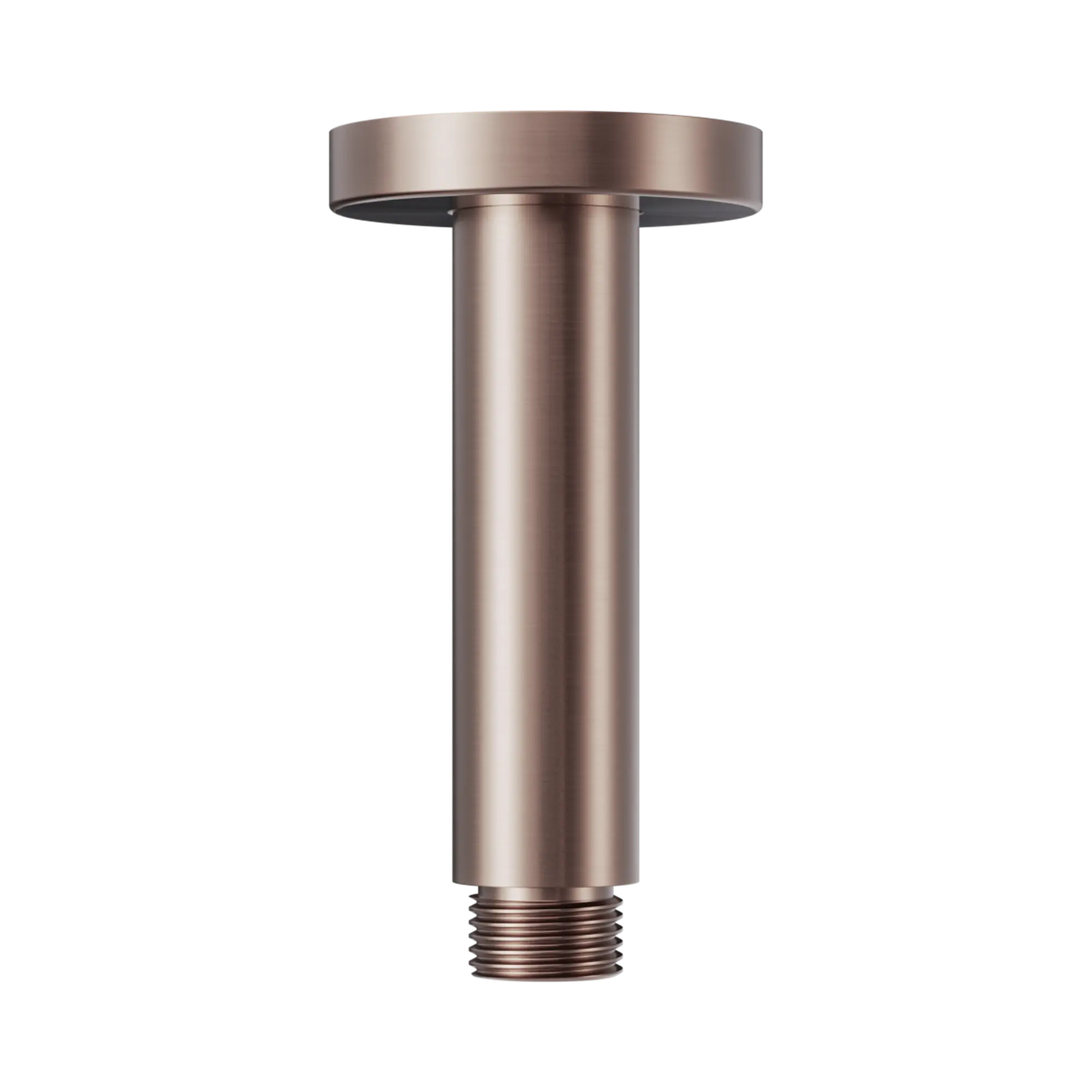 NR503100 BZ Round Ceiling Arm 100mm Length Brushed Bronze image 2
