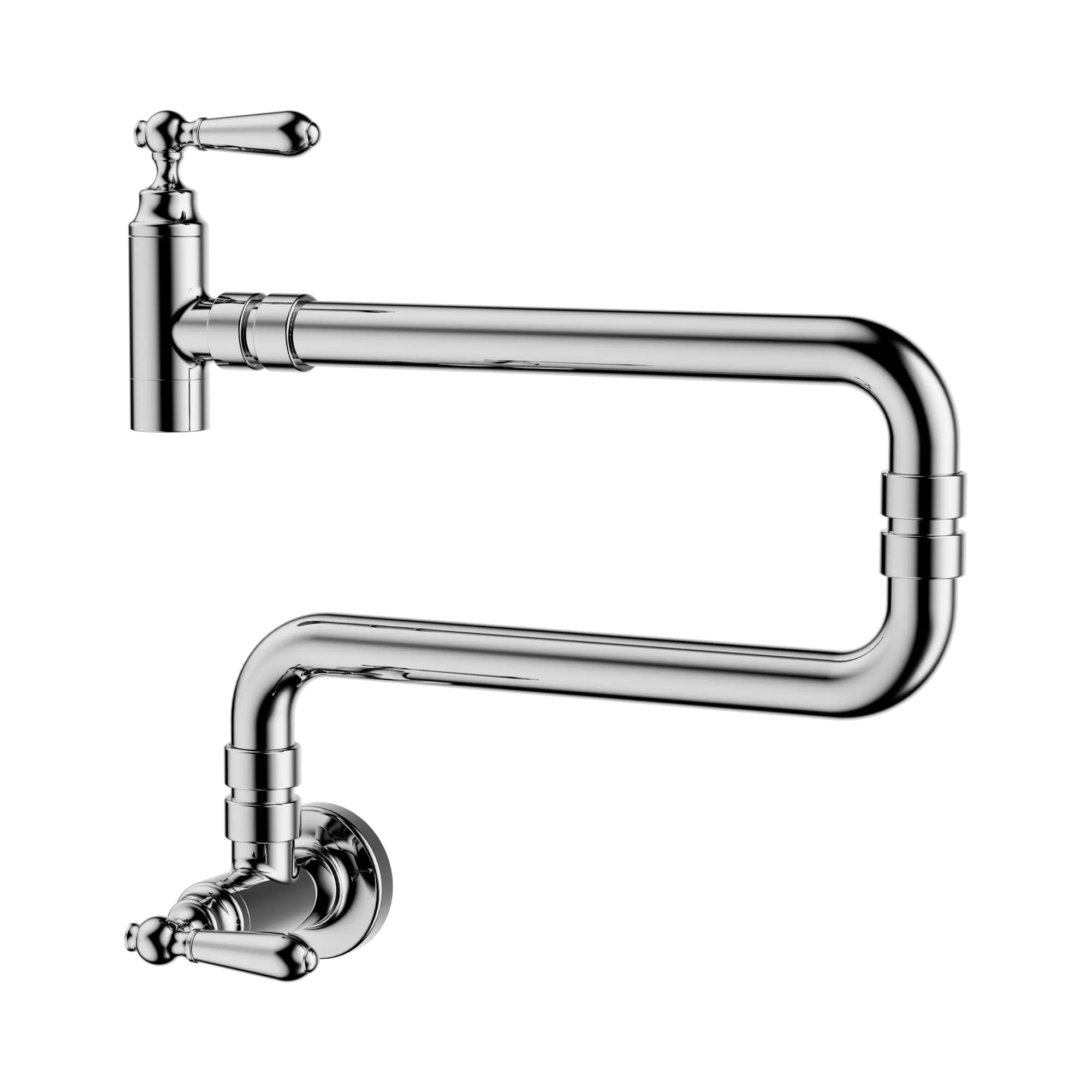 NR692103c CH York Wall Mounted Pot Filler Chrome image 1